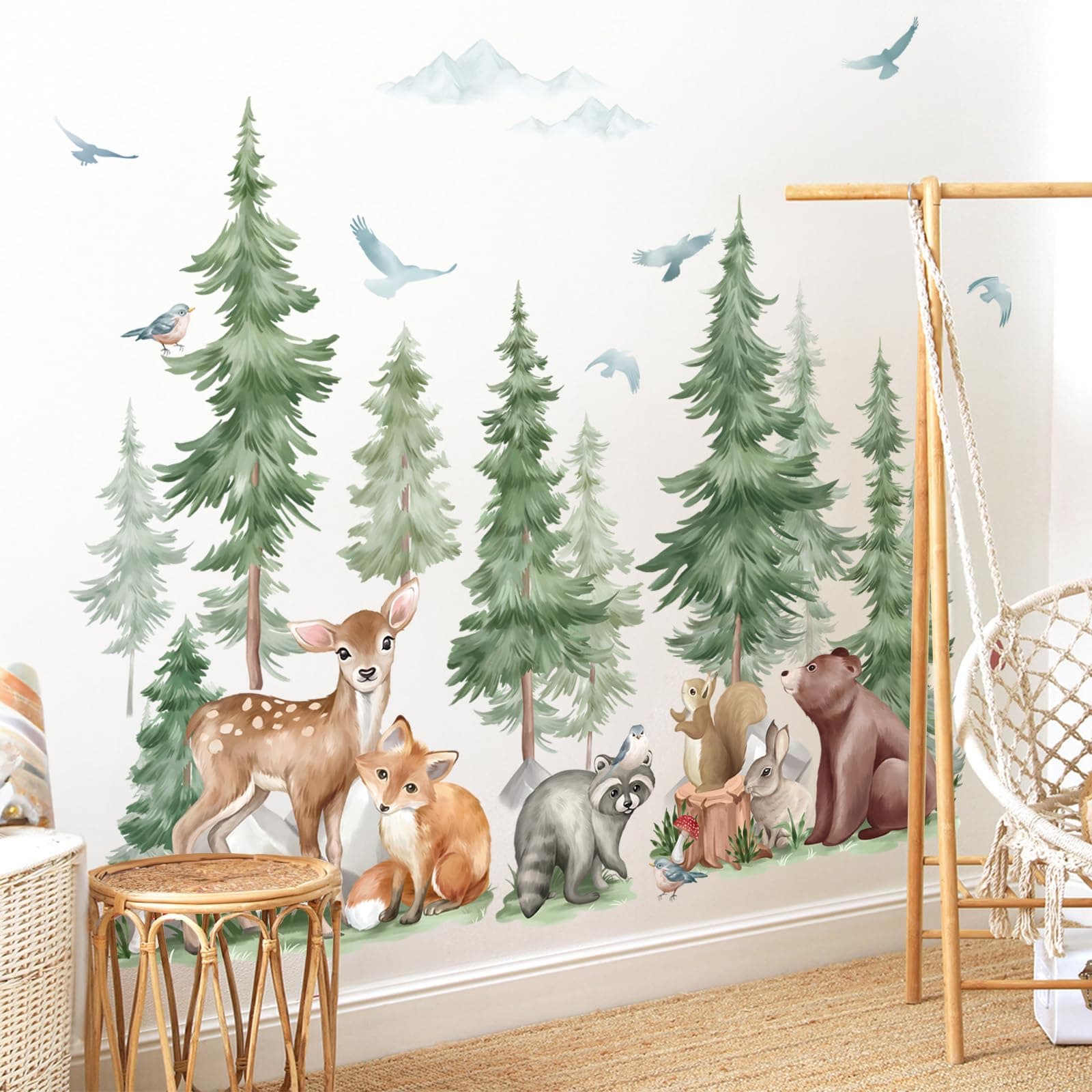 Woodland Animals Wall Stickers