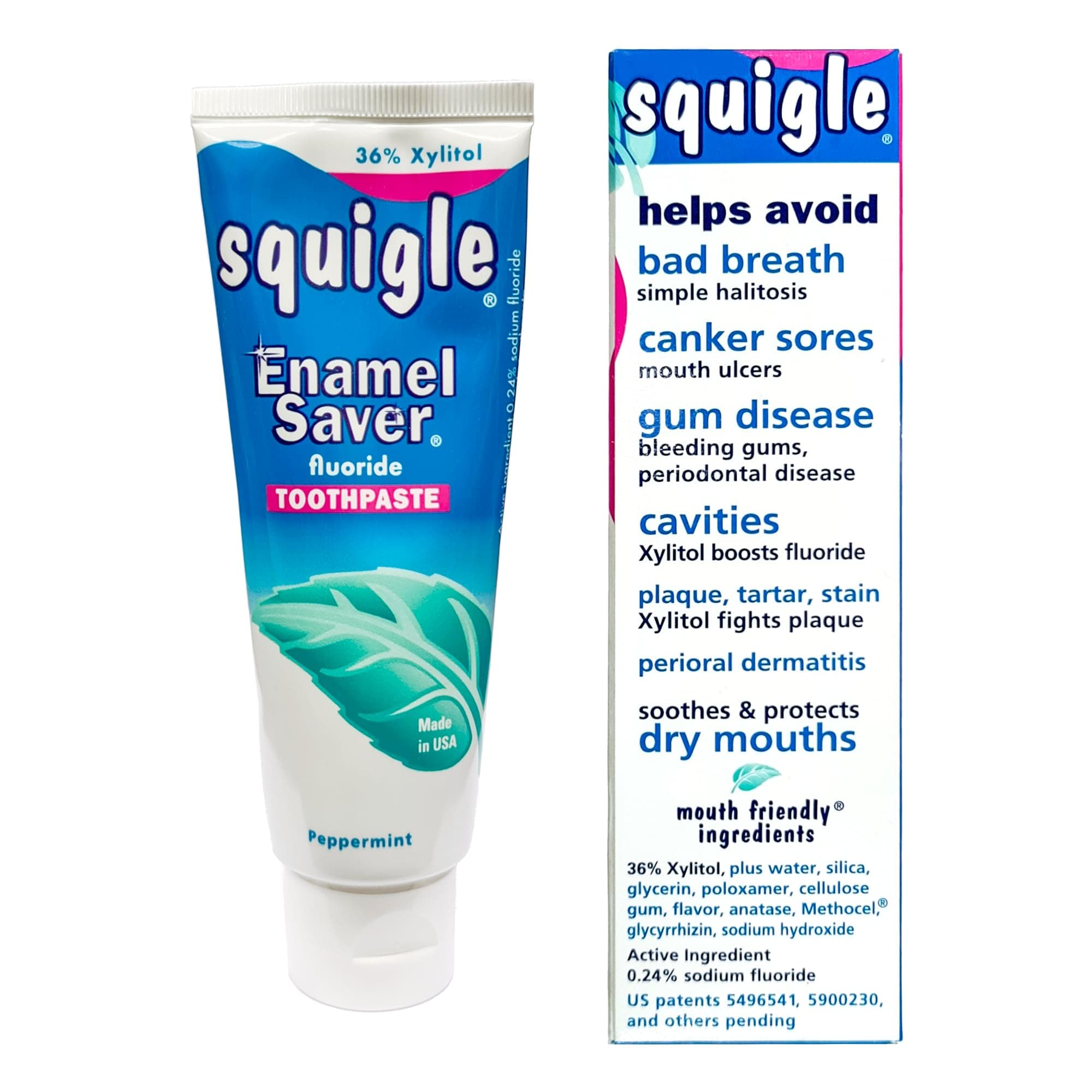 Squigle - Squigle Toothpaste,Peppermint,4 Ounce (Pack Of 2)