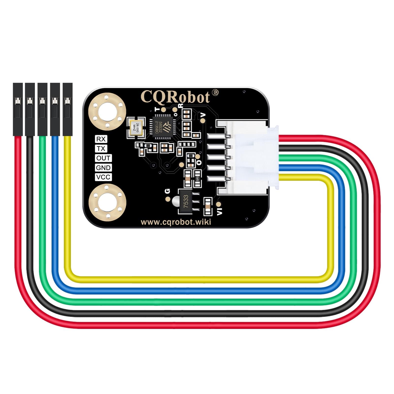 CQRobot 5.8GHz Doppler Effect Microwave Motion Sensor Compatible with Arduino and Raspberry Pi Motherboard. for Industry, Transportation, Agriculture, Smart Home, Security Monitoring, etc.