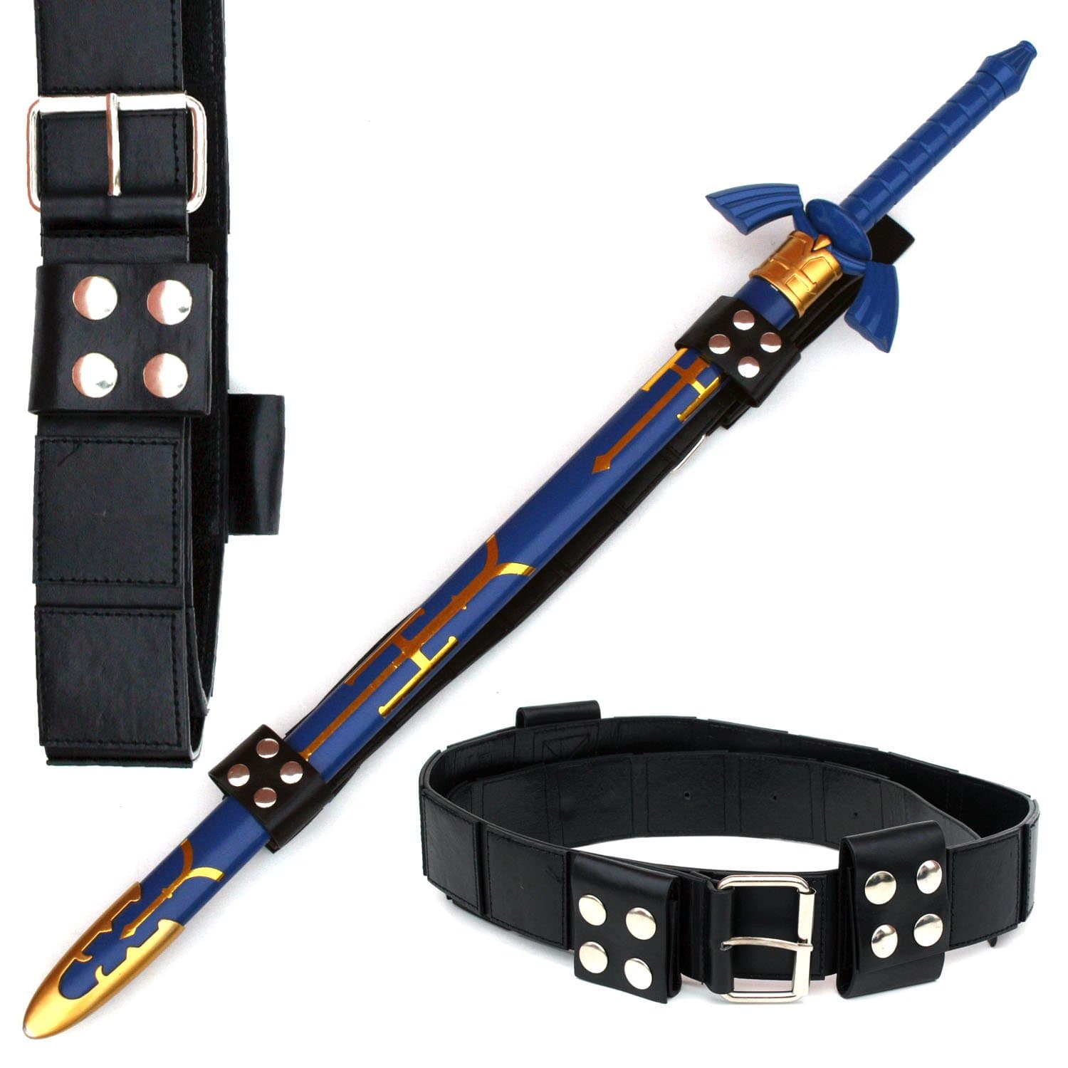 Universal Fit Sword Frog Belt Strap for Link's Master Zelda Sword Black