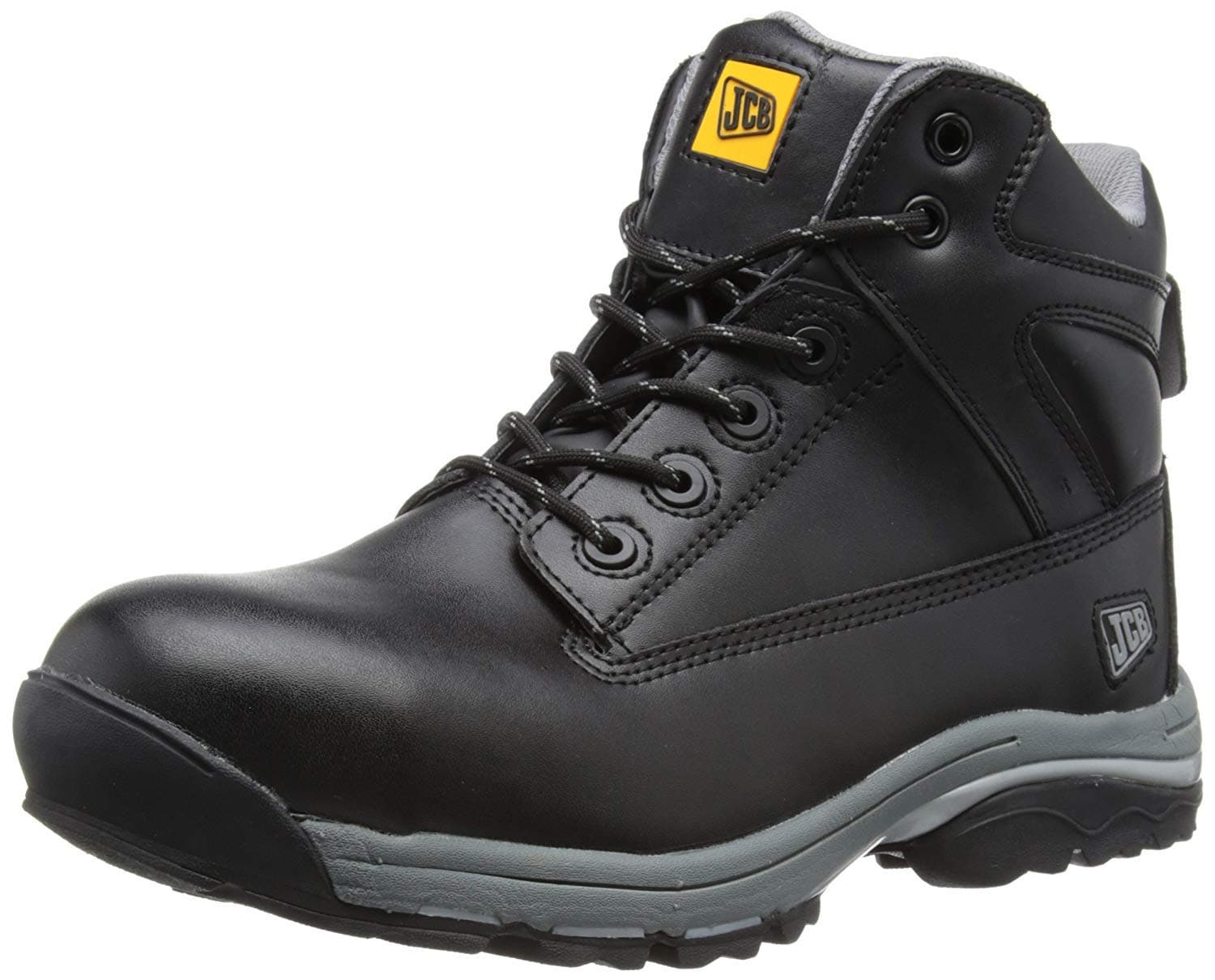 JCB Mens Workmax B Safety Boots Grey/Black 8 UK, 42 EU