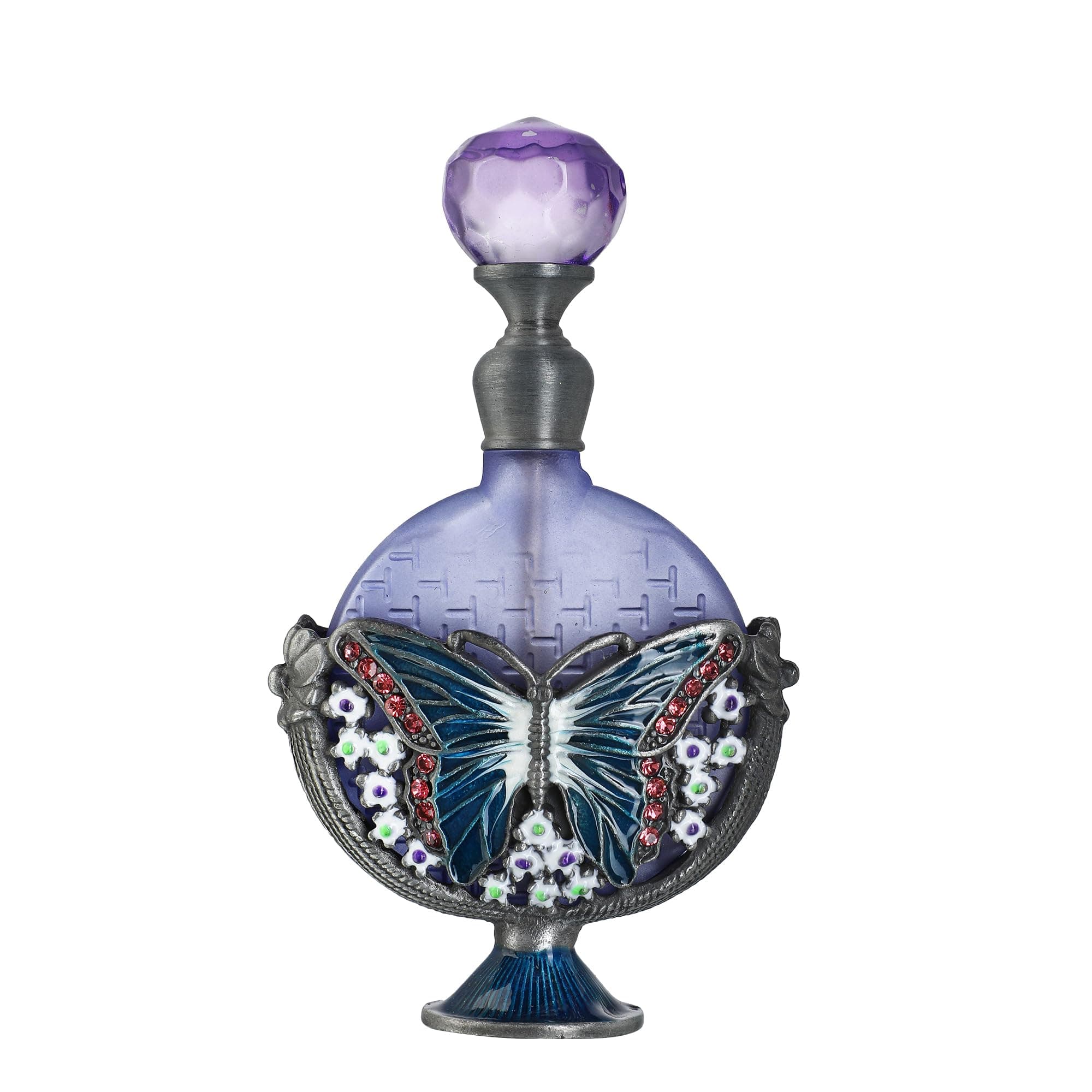 YU FENG Vintage Perfume Bottles Empty Refillable Butterfly Pattern Restoring Ancient Antique ?7ml?