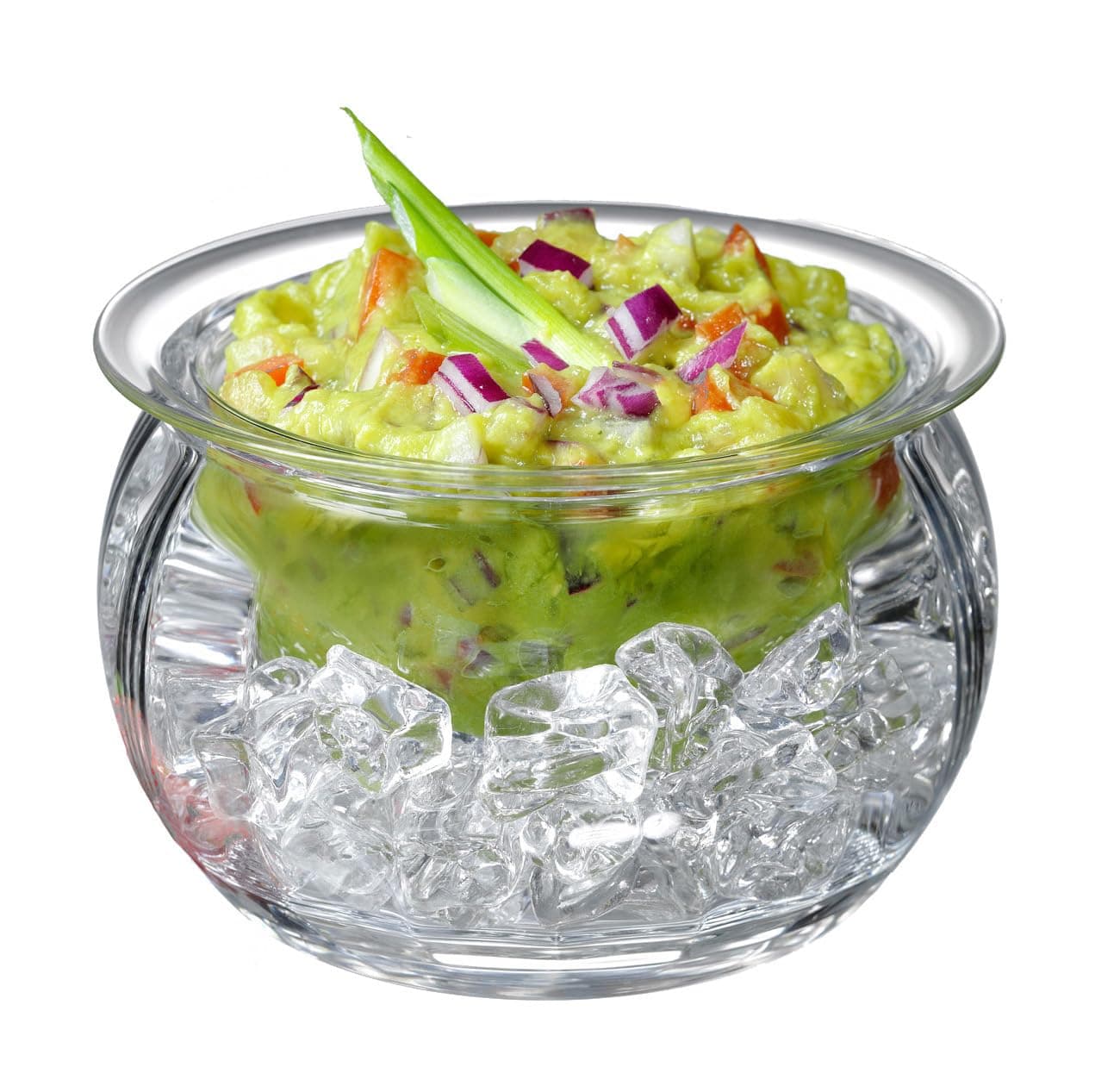Dips on Ice Acrylic Dip Bowl, 16 oz., clear