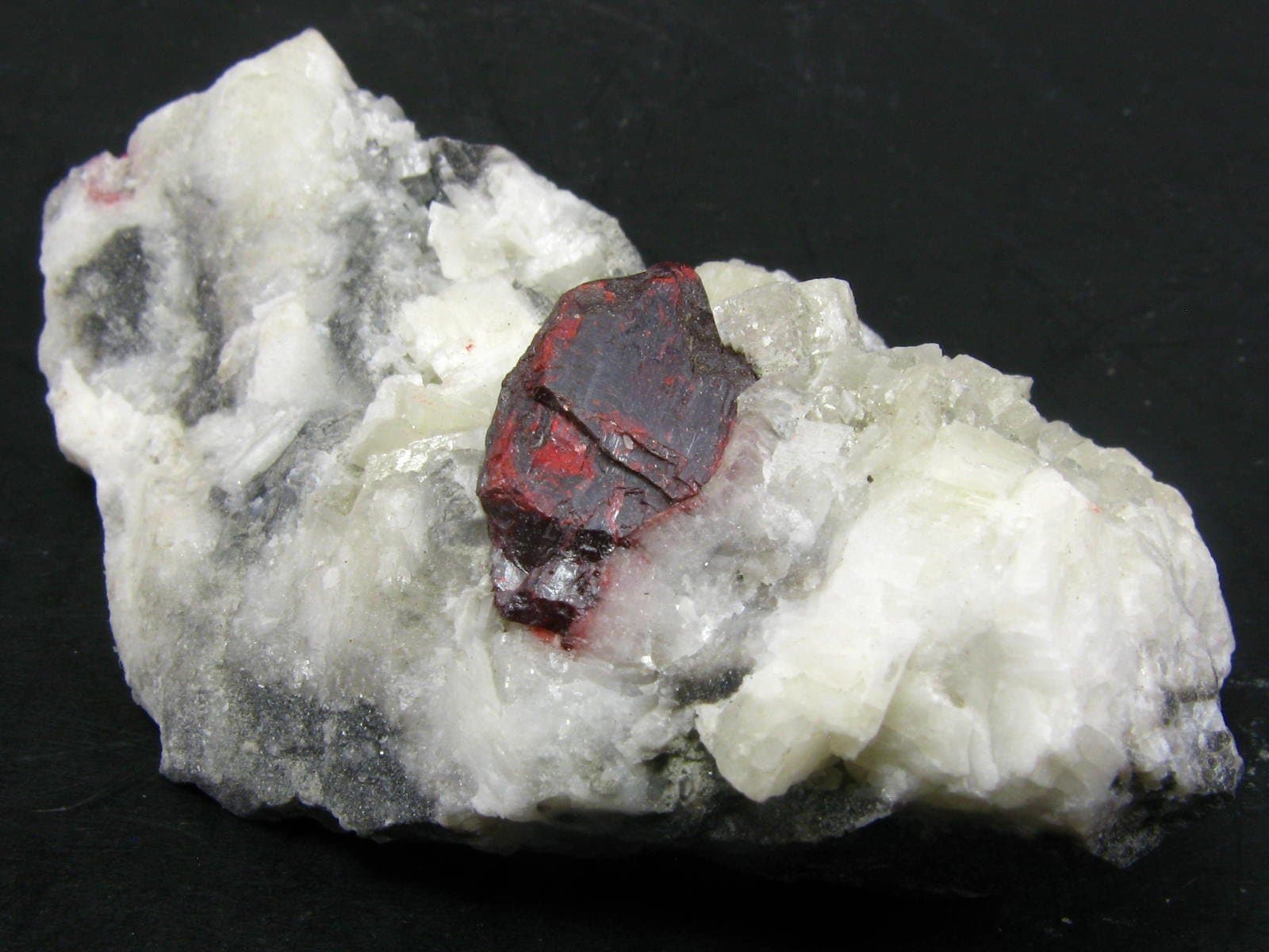 Rare Red Cinnabar Cinabar Cluster From China - 2.5"