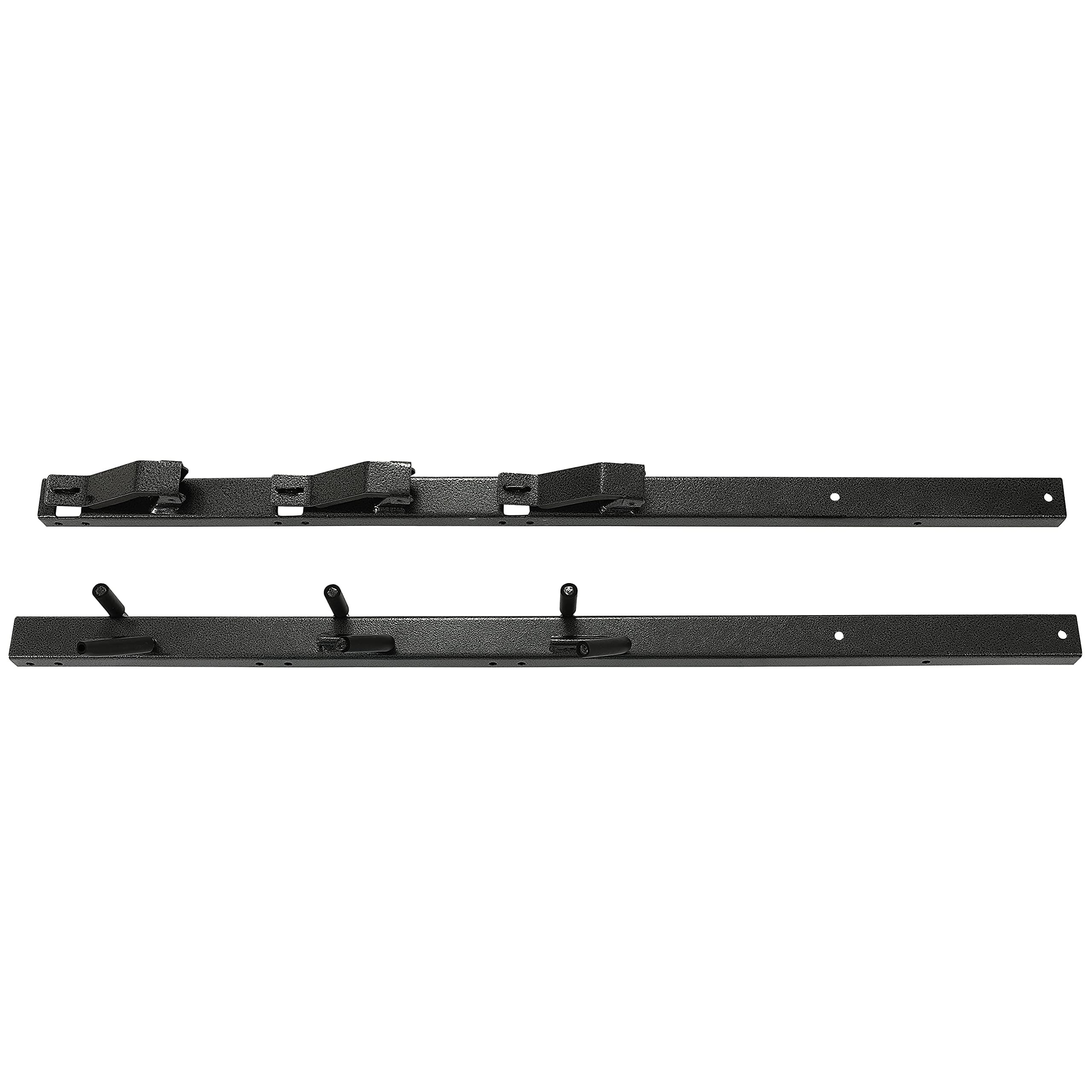 7BLACKSMITHS 3 Place Trimmer Rack Holder Carrier for Open Trailers On Pickup/Trailer Weed Eater Racks w/Lock