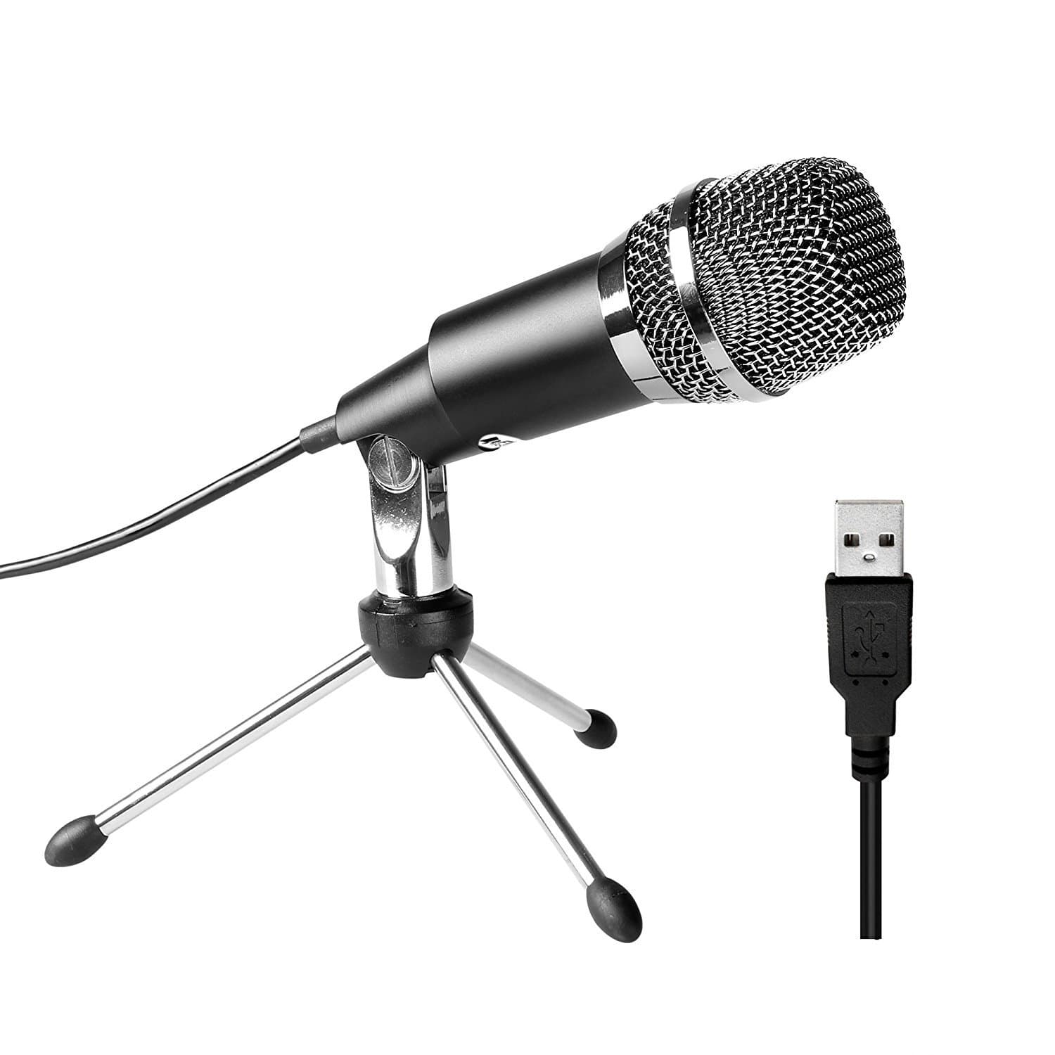 FIFINE USB Microphone Plug &Play for Windows/Mac Computer-K668