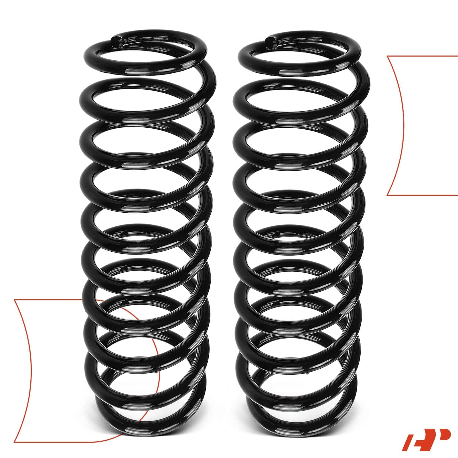A-Premium 2Pcs Rear Suspension Coil Spring Set Compatible with Ford Mustang 2005 2006 2007 2008 2009 2010 4.0L 4.6L, Driver and Passenger Side, Replace# 5R3Z5560A, 5R3Z5560B