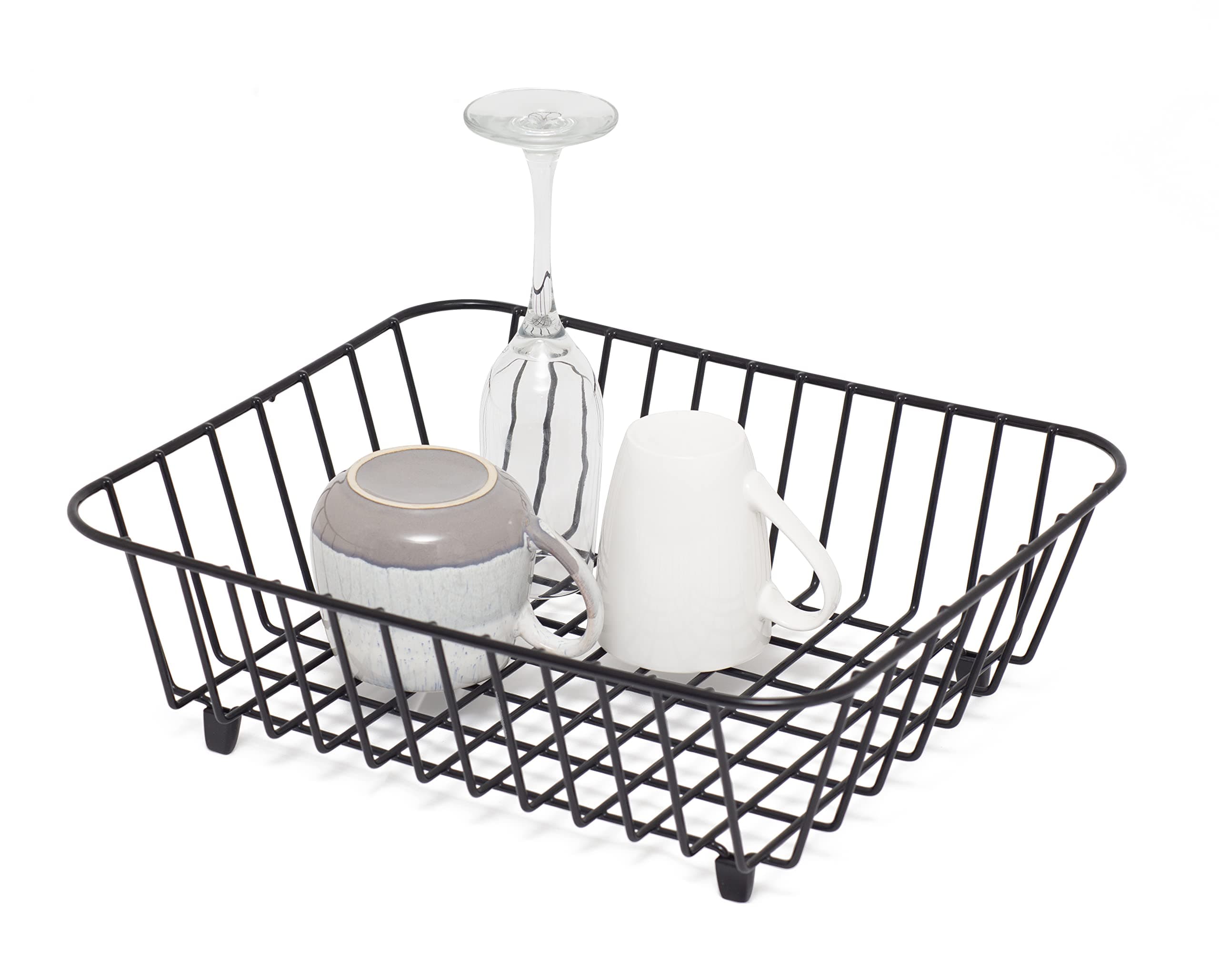 Kitchen Sink Basket – Dish Drainer – Black