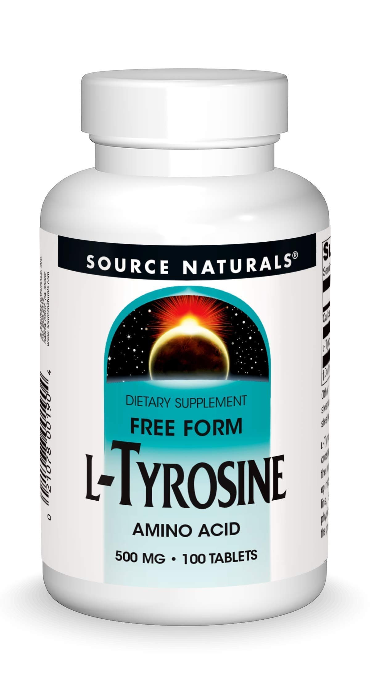 Source Naturals L-Tyrosine, 500 mg