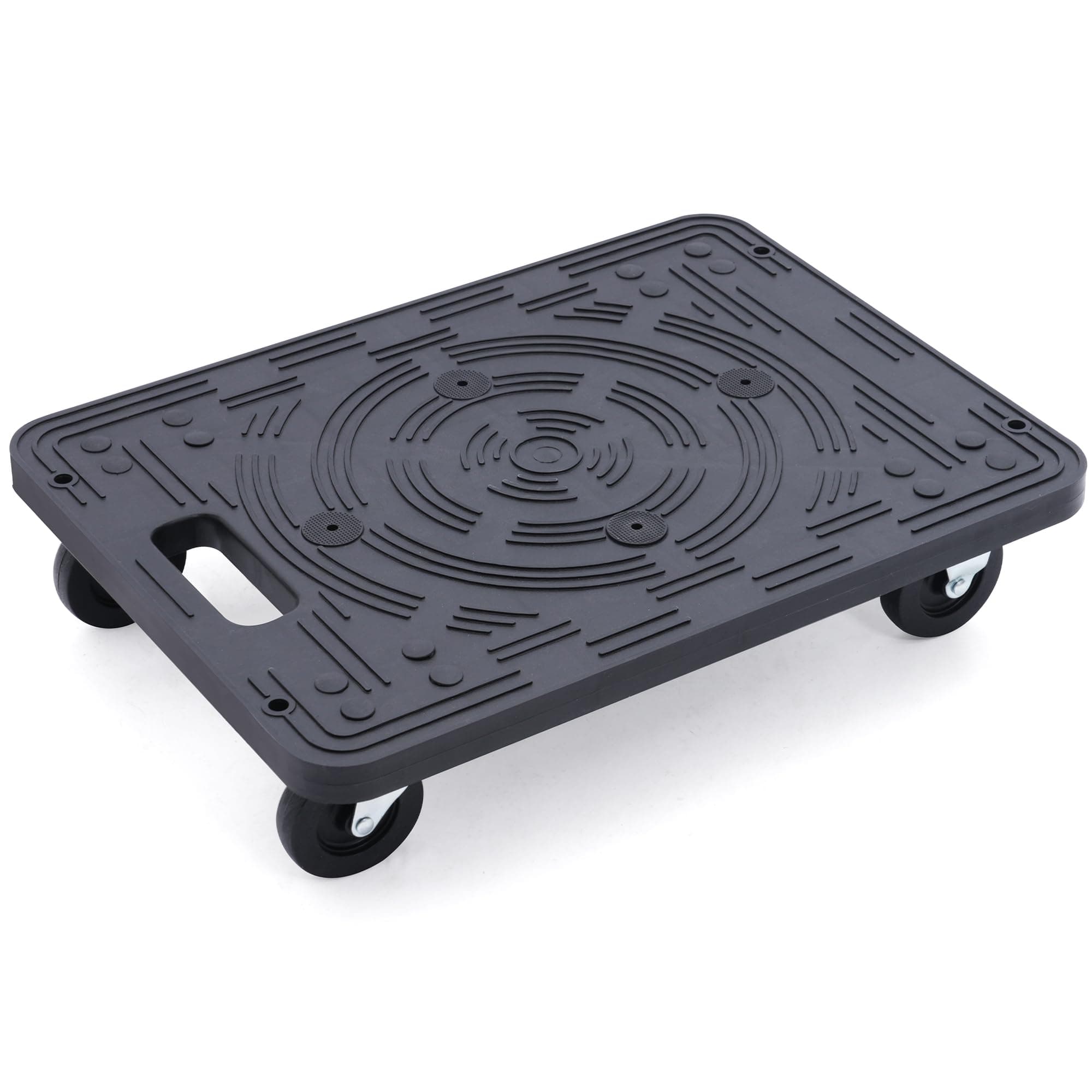80854 Polypropylene Dolly, Black-200-lb Capacity