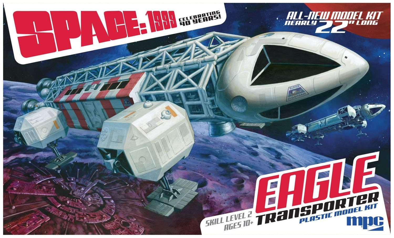 MPC Space 1999 Eagle Transporter 1:48 Scale Film Studio Model Kit Replica (MPC825)