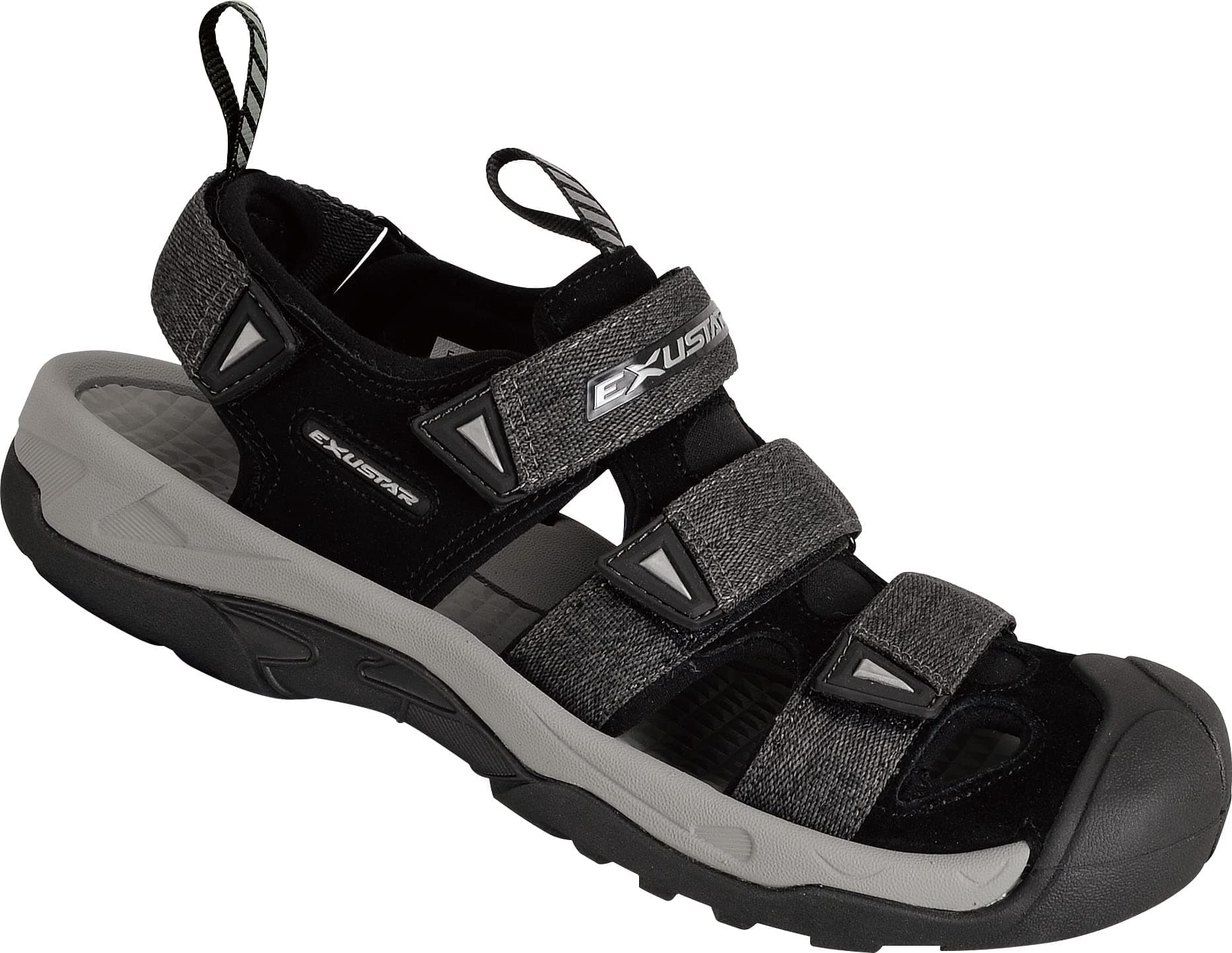 Exustar 515D Clipless Sandal 11-12 US Mens (45-46 Euro) Black Grey