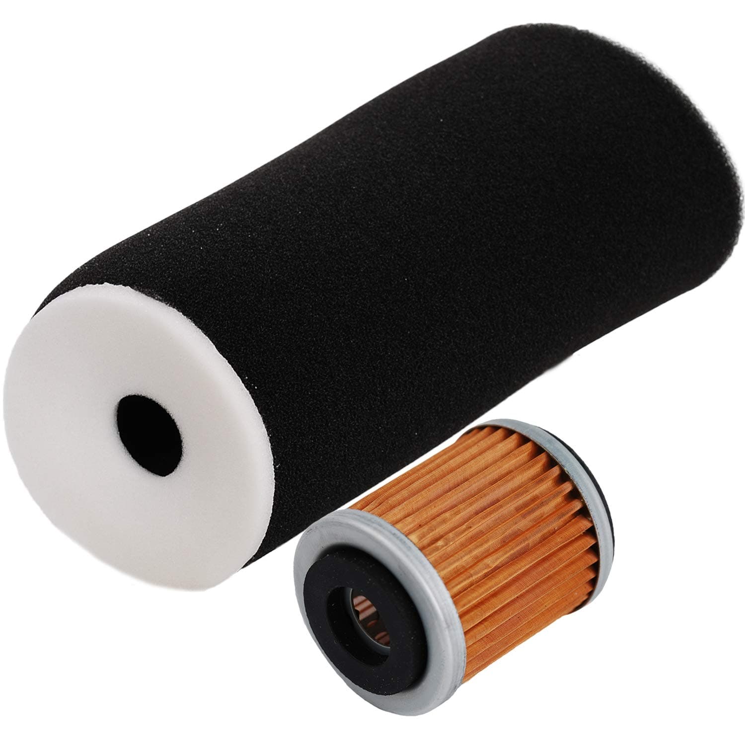 HIFROM Air Filter Element Cleaner with Oil Filter Replacement for Yamaha Raptor 350 YFM350 YFM350R, Warrior YFM350X, YFM350FX, Big Bear YFM350FW Replace 1UY-14451-00-00 1UY134400100