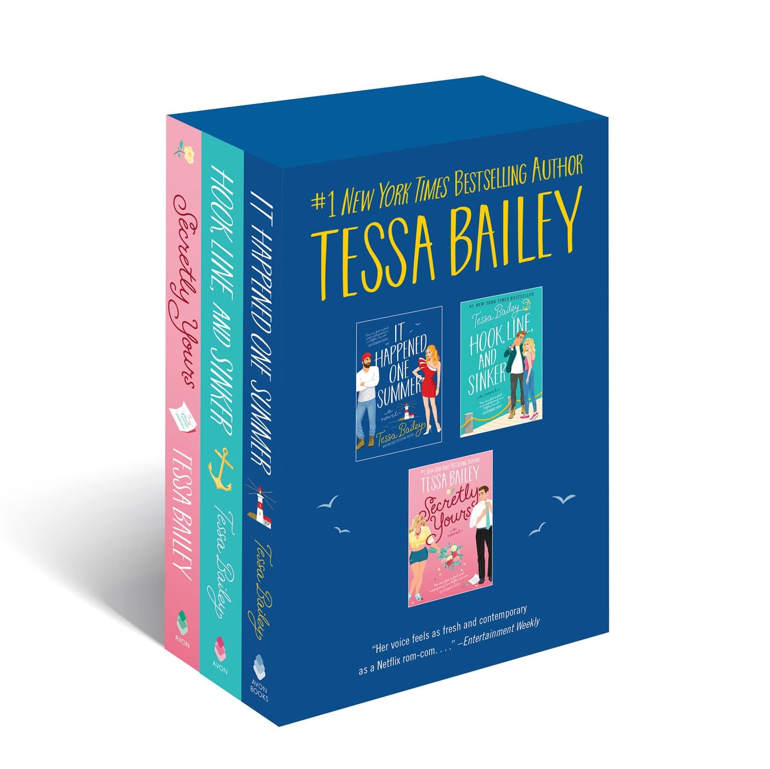 Tessa Bailey Boxed Set - It Happened One Summer / Hook, Line Paperback – 25 May 2023