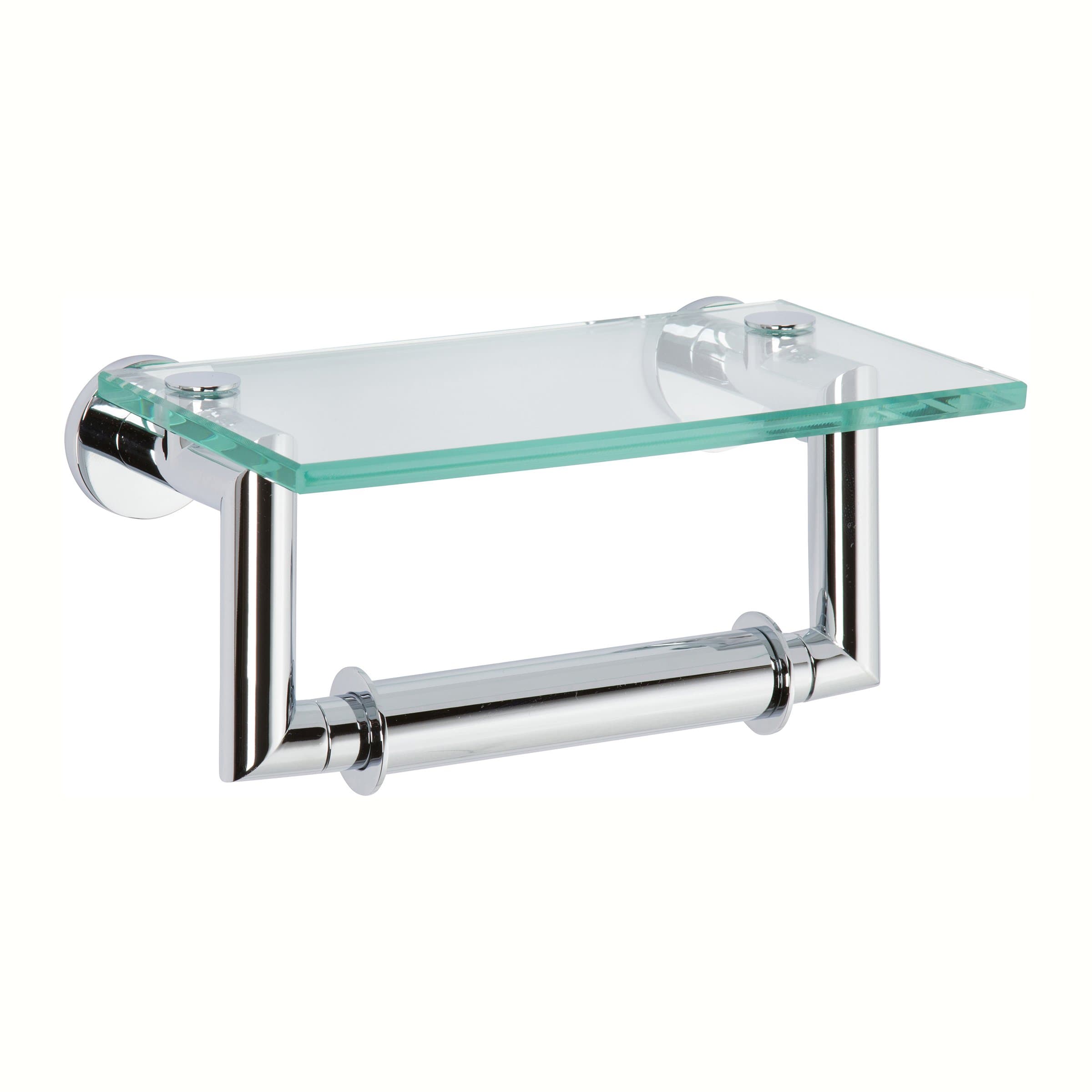 Ginger 4627/PC Kubic Double-Post Tissue Paper Holder, Polished Chrome