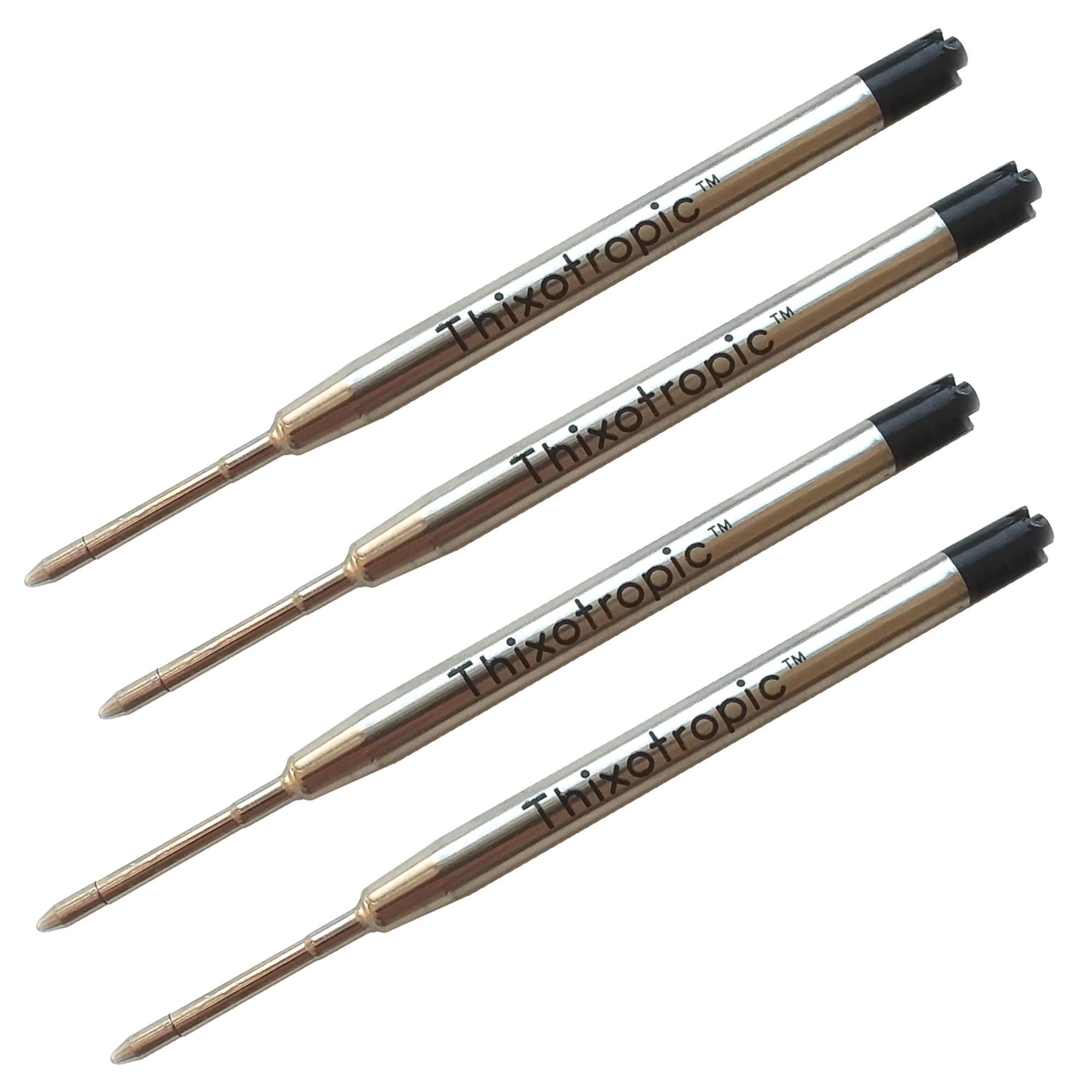 Thixotropic Ink Refills, 4 Pack, Parker-Style for Super Big Fat Pens (Blue)