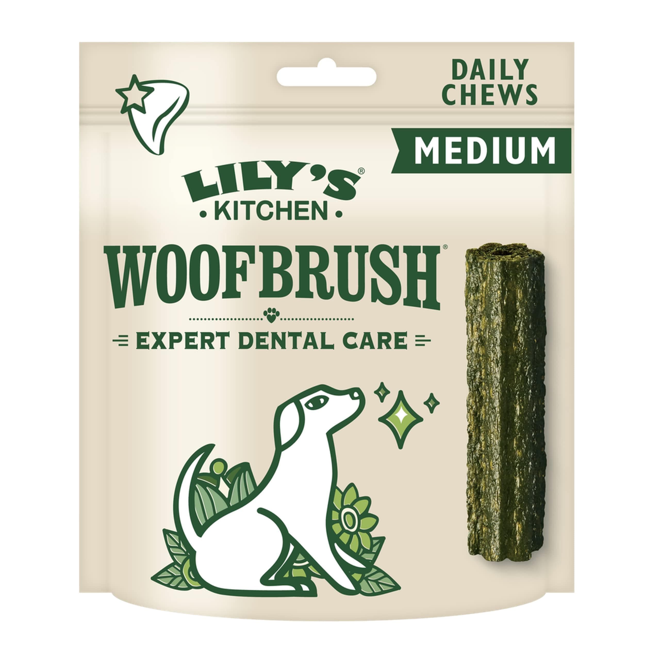 Woofbrush Dental Dog Chews Bulk Pack - MEDIUM