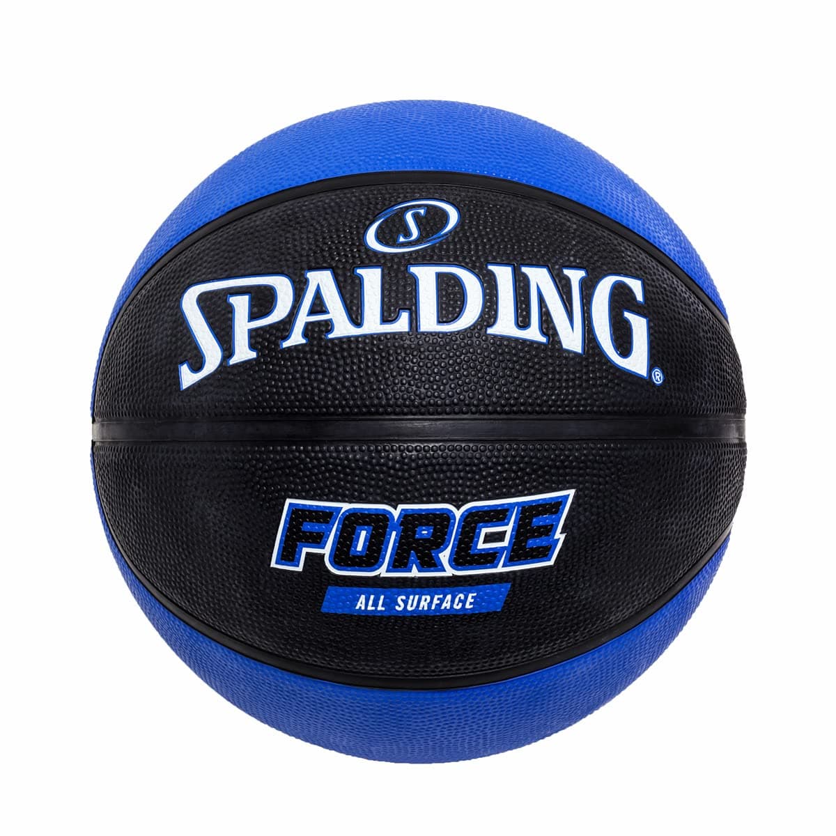 Spalding SPLD FORCE RUBBER BB SZ7, Blue & Black