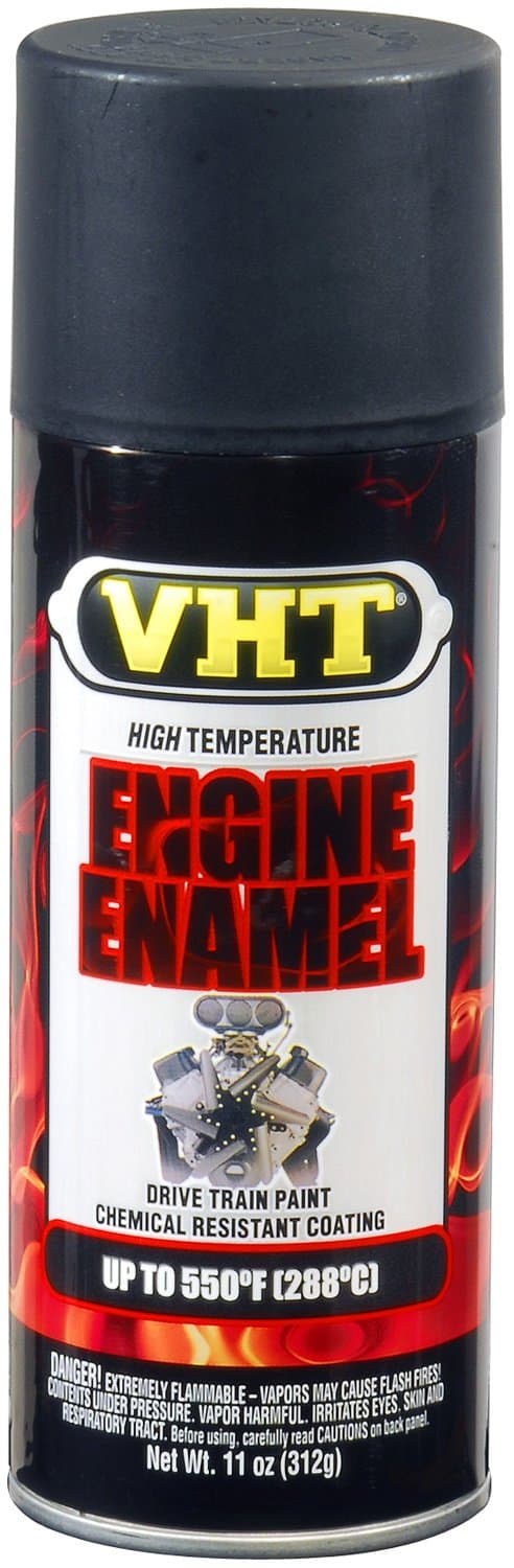 High Temperature Engine Enamel Gm Satin Black 11 Oz. Aer