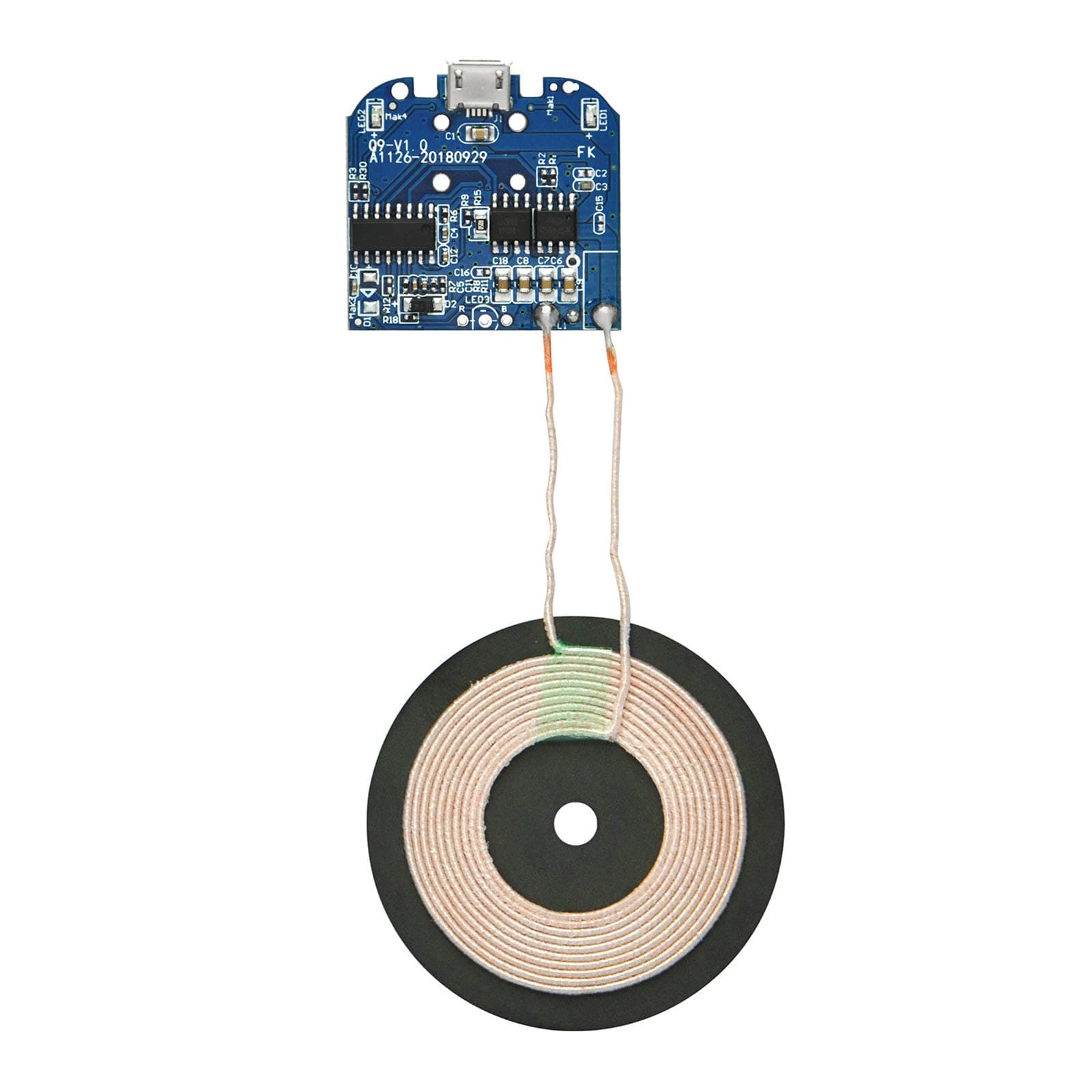 Gikfun Gikfun Qi Wireless Charger PCBA Circuit Board Coil Wireless Charging Micro USB Port DIY EK1854