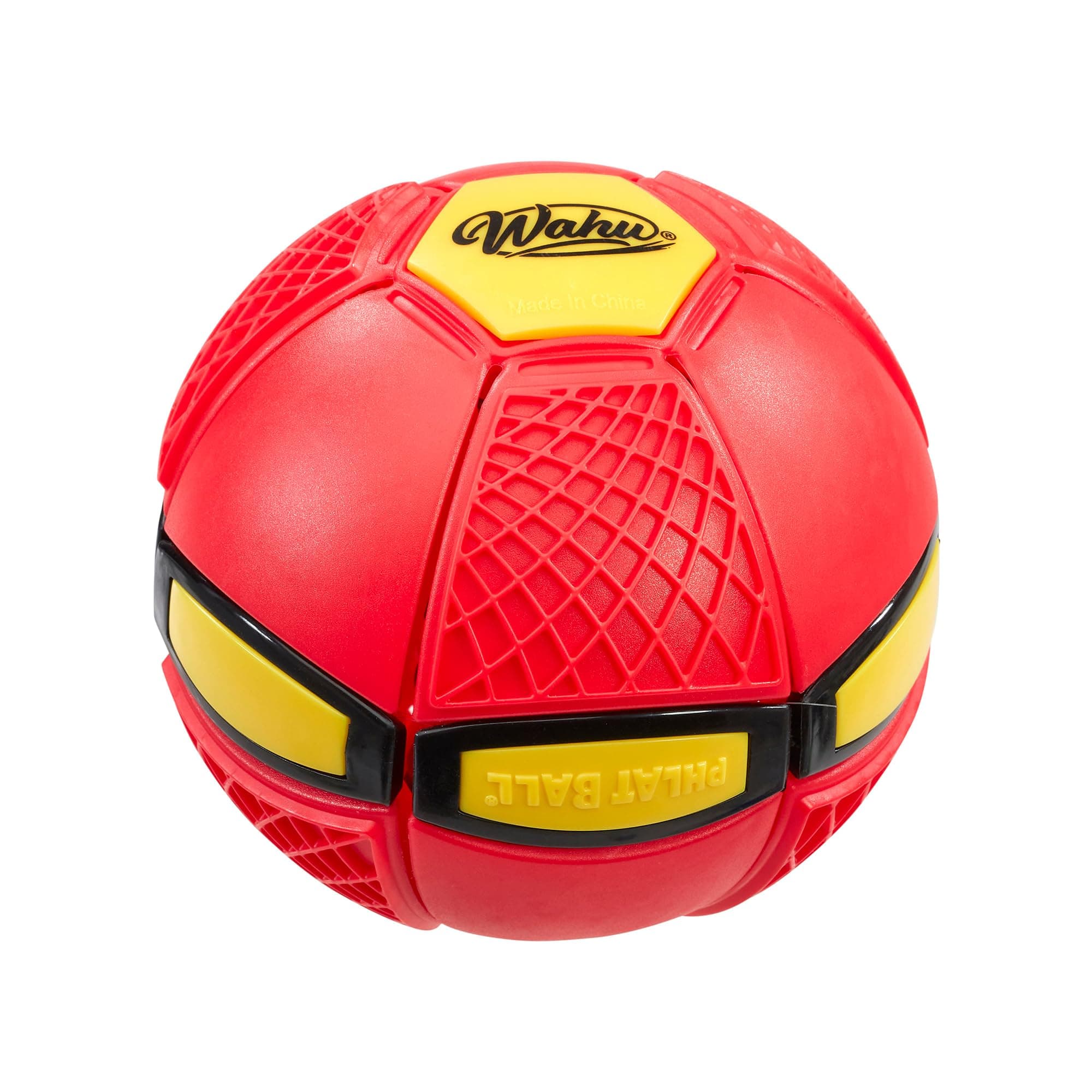 WAHU Phlat Ball Junior Red - Throw A Disc Catch A Ball - Time Delay Transformation Flying Toy