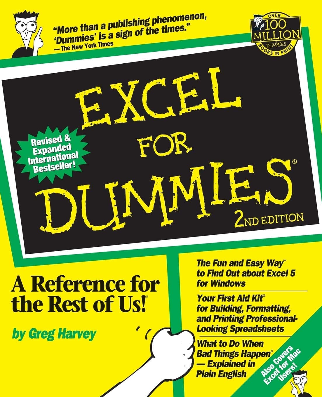 Excel For Dummies, 2nd Edition: 2nd Edition (For Dummies Computer Book Series)