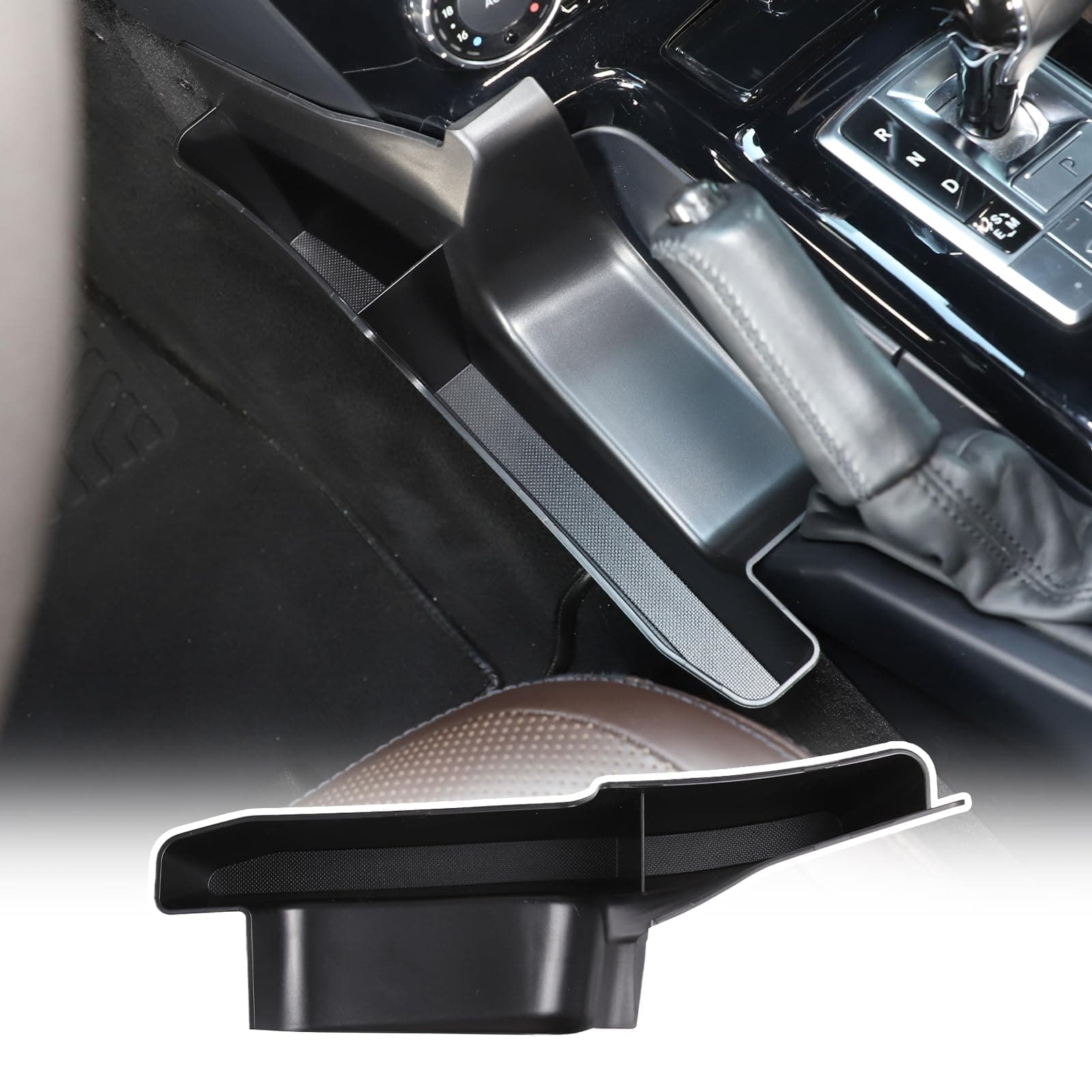 TOYCIDFG Gear Shift Console Hanging Storage Box Side Organizer Tray Compatible with Mercedes Benz G Class 2013-2018 W463 G350 G400 G500 G55 G63 G65 Car Accessories (Benz G-Class 2012-2018)