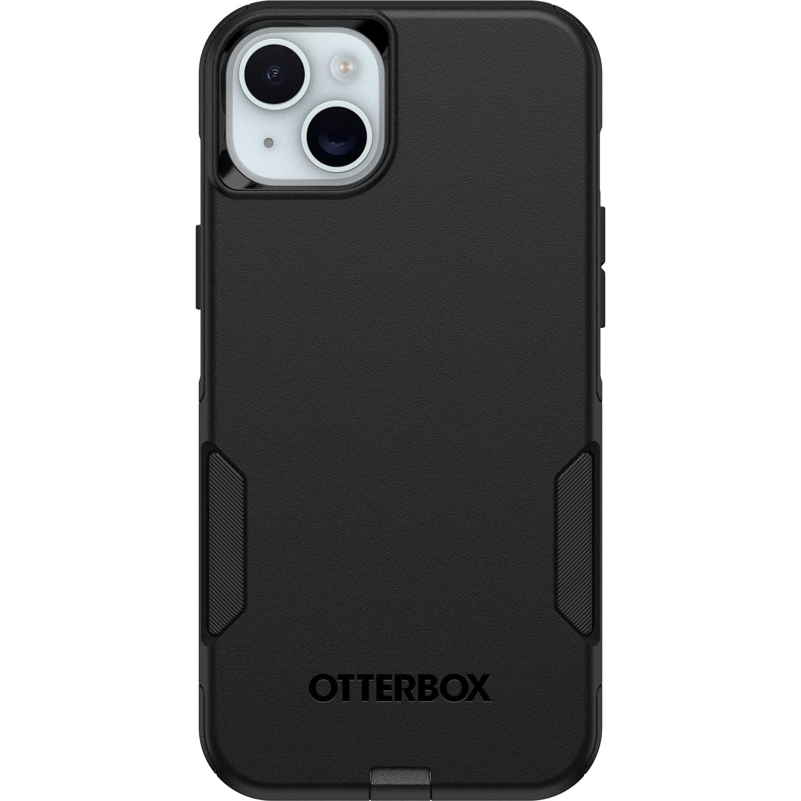 iPhone 15 Plus and iPhone 14 Plus Commuter Series Case - Black, Slim & Tough, Pocket-Friendly, with Port Protection