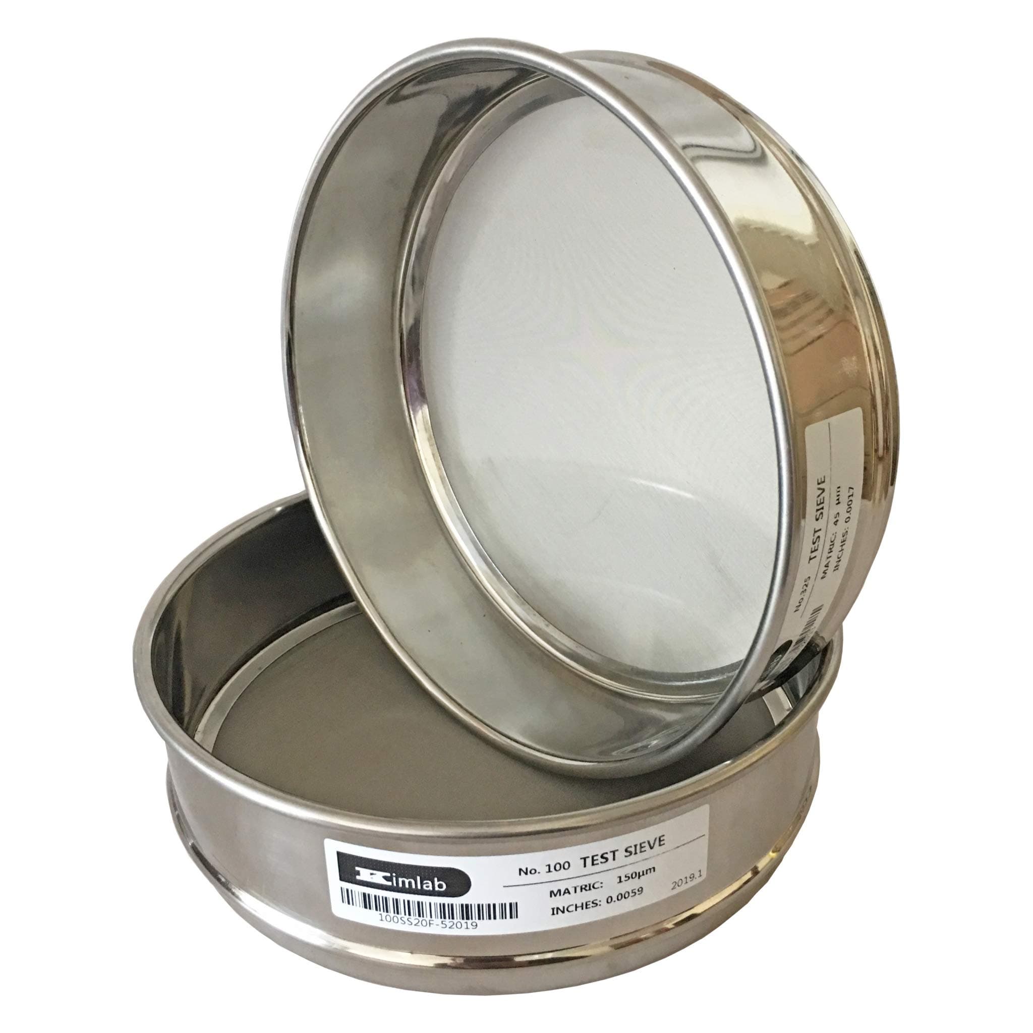 ISO3310 STD Test Sieve #200 / 75μm Mesh Size,All Stainless Steel,200mm Diameter