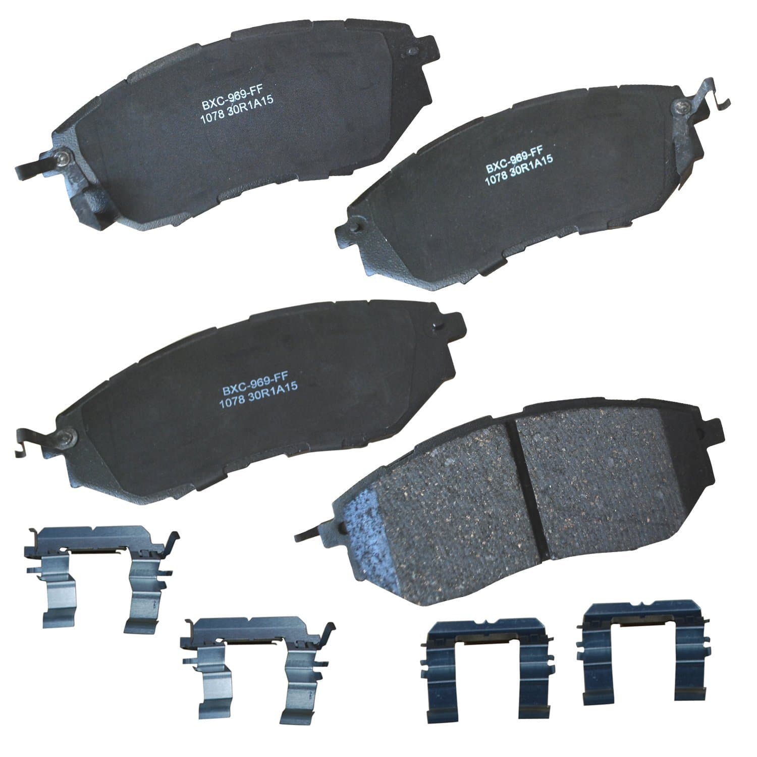 Premium SBC1078 Ceramic Front Brake Pads for Subaru B9 Tribeca 2007-2006, Forester 2018-2014, Legacy 2019-2005, Outback 2019-2010, Tribeca 2014-2008, WRX 2021-2015