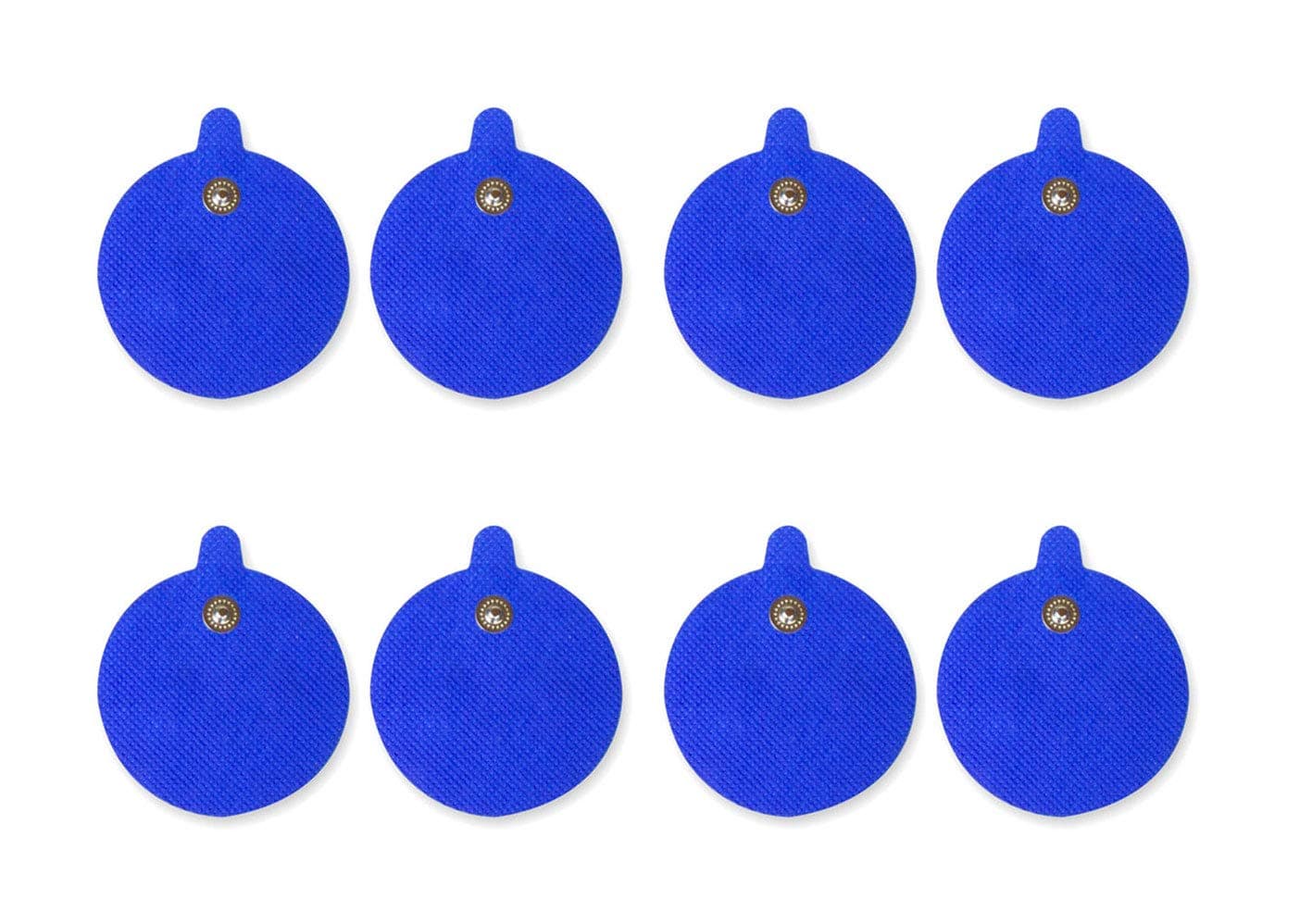 Med-Fit RC360 TENS Electrodes - 60mm Round Stud Replacement Electrode Pads Fit All Medfit Painless TENS Models – Pack of 8 TENS Pads in Total