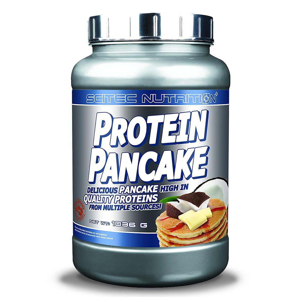 Scitec Nutrition Protein Pancake Mix - 2.28 Pound, White Chocolate Coconut