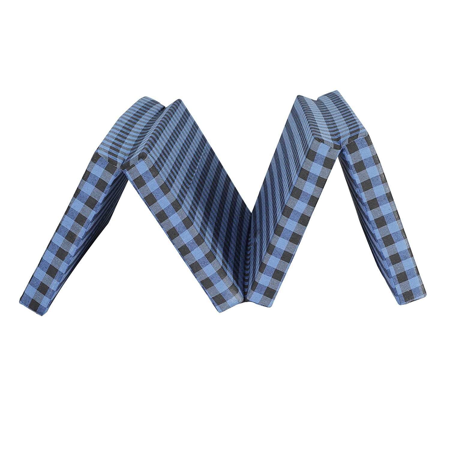 Medium Hard Light Weight Movable 2 Inch Single Bed Folding Pure EPE Foam Mattress For Travel, Picnic (4 Fold, 72X35X2 Inches Or 3X6 Ft ),Blue