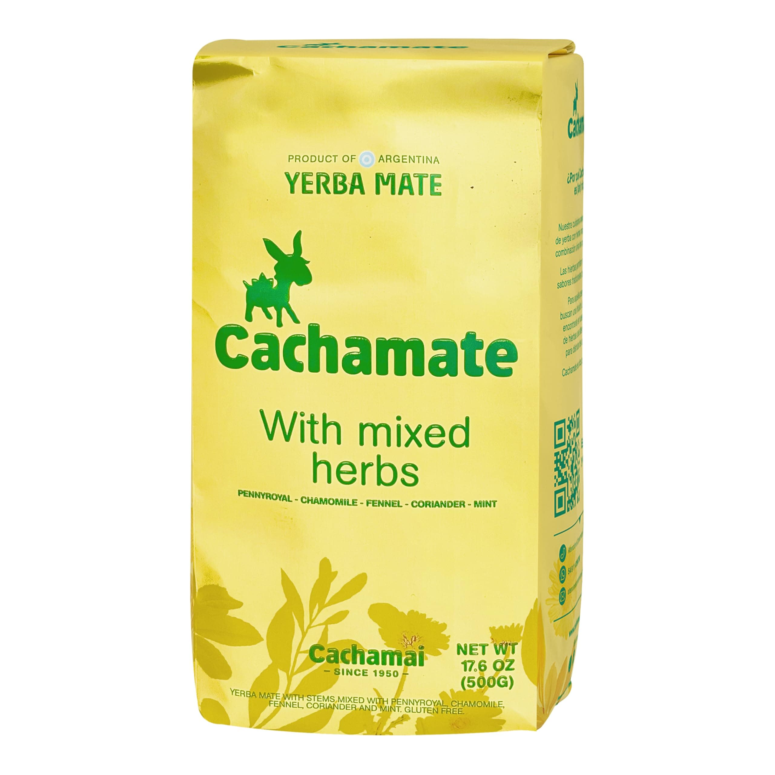 Yerba Mate Cachamate Mint & Herbal blend
