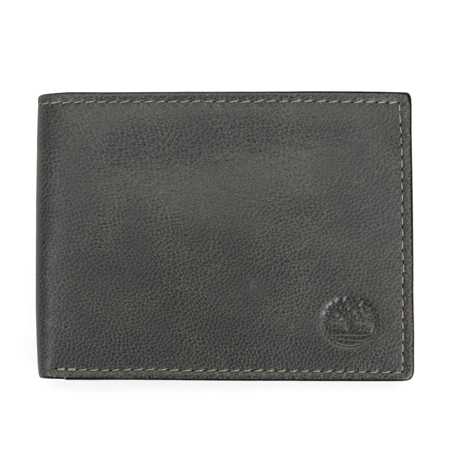 Men's Genuine Leather Passcase Security RFID Wallet
