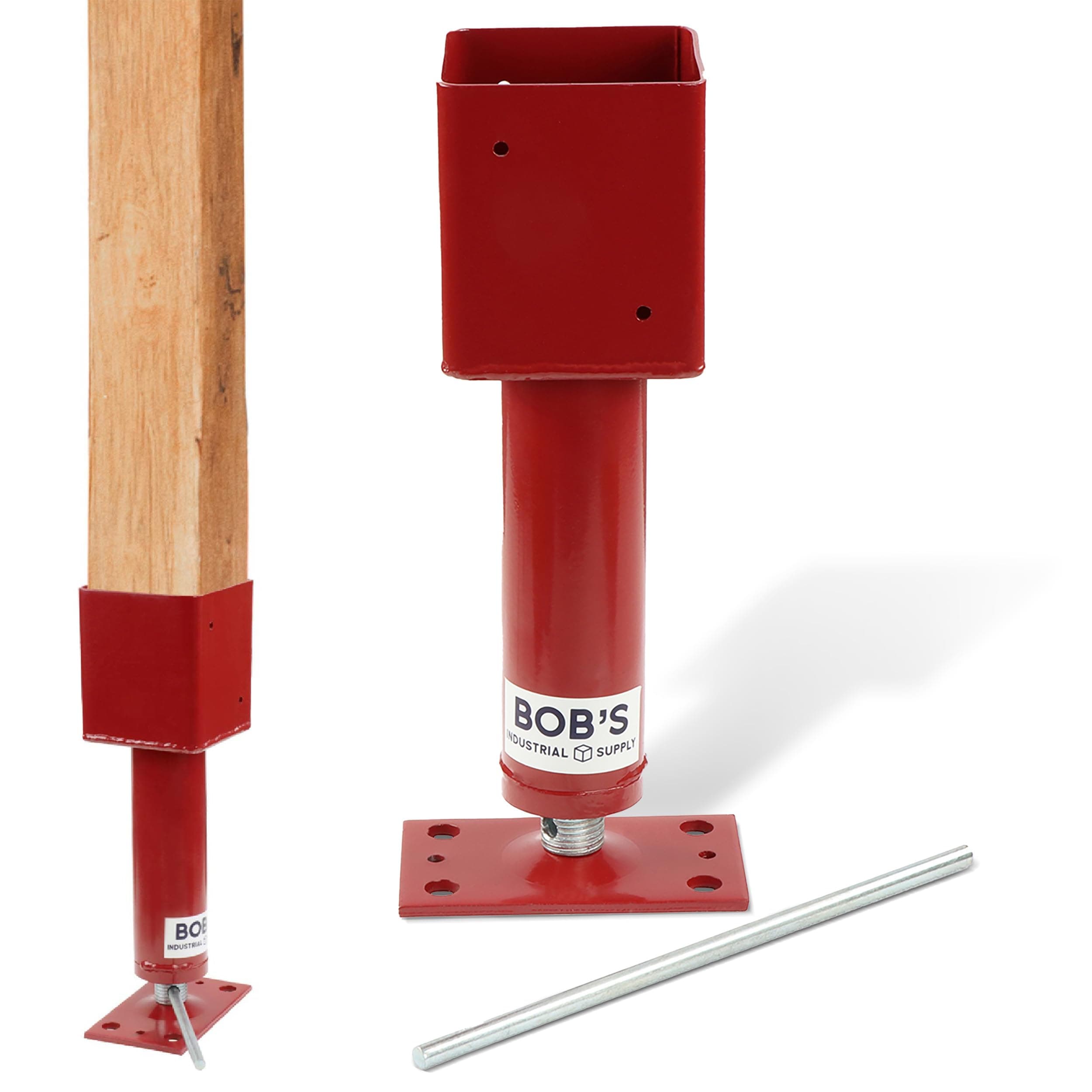 BISupply Adjustable Post Jack Screw Temporary Shore Jack 4x4 Shoring Jack Post, Lumber Beam Jack Post Joist Support Jack