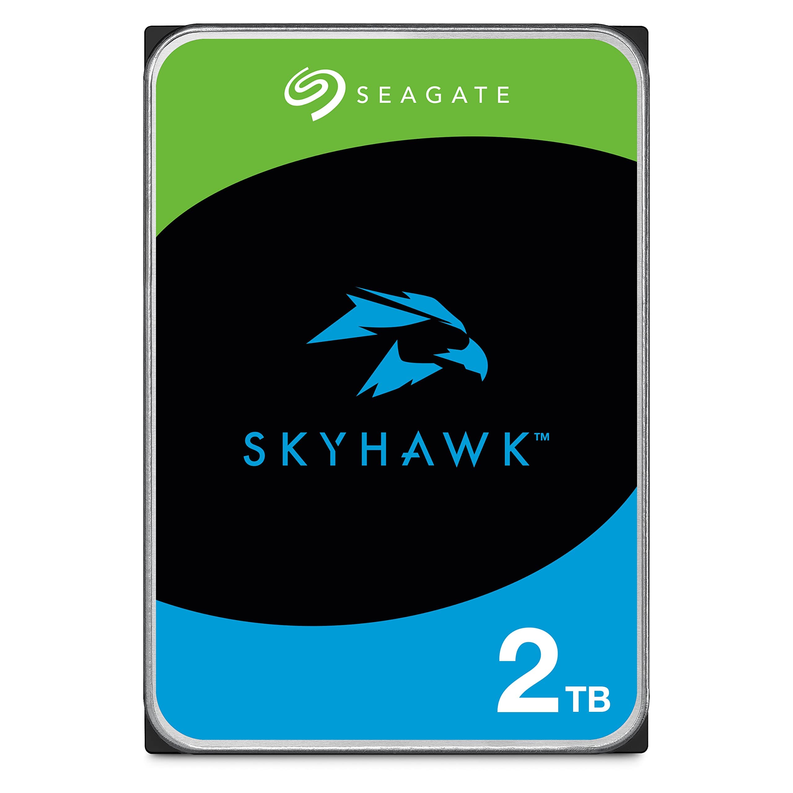 SEAGATE ST2000VX015 3.5 in. 256 MB & 2TB Skyhawk Lite Surveillance Internal Hard Drive HDD