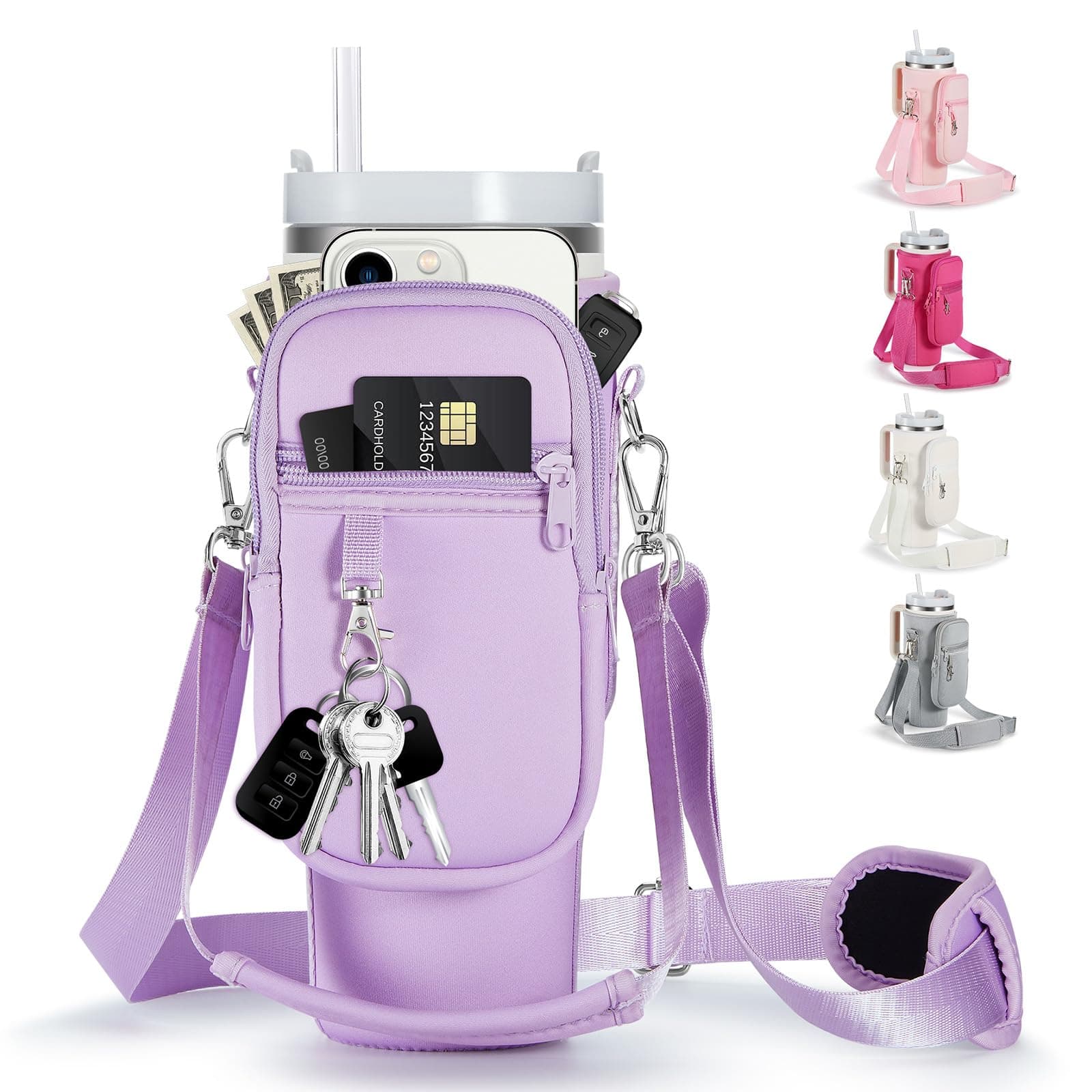 Orchid Water Bottle Bag