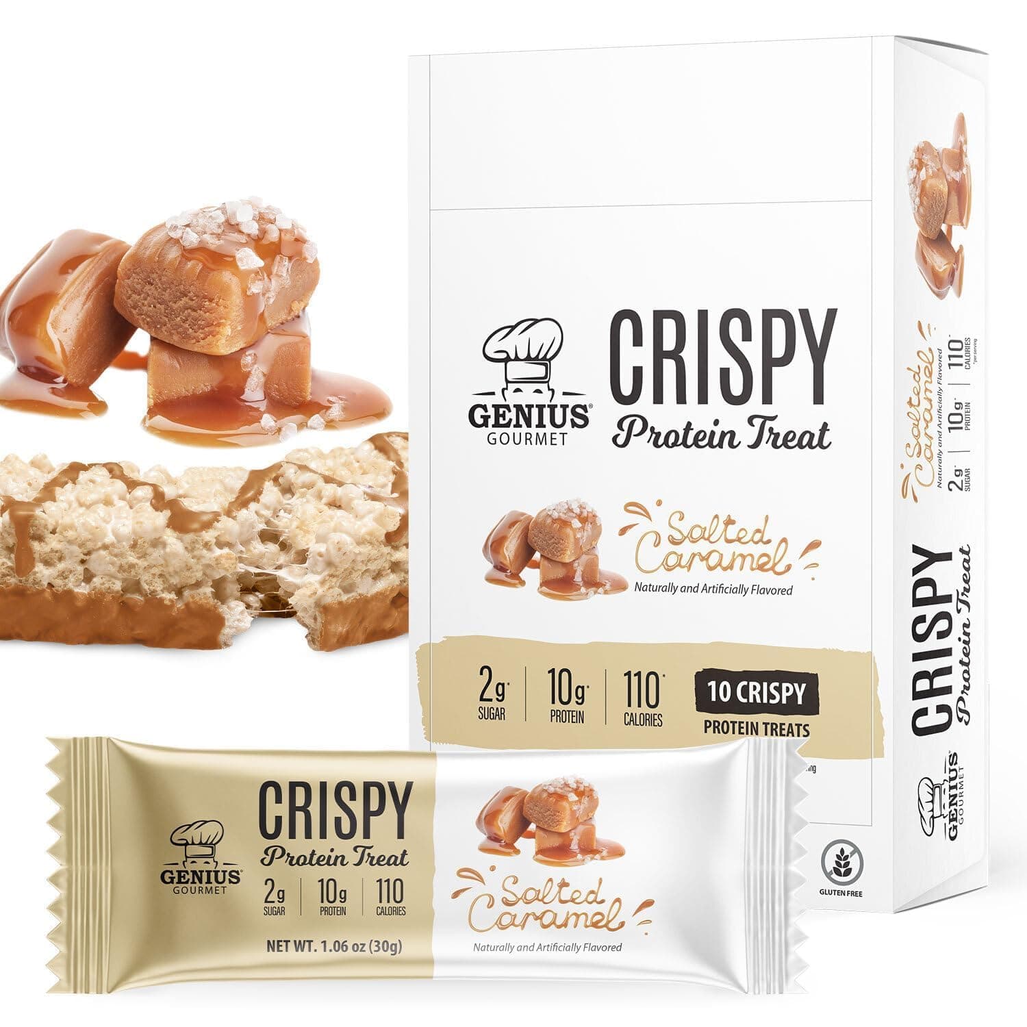 Crispy Treats Salted Caramel 10 bars