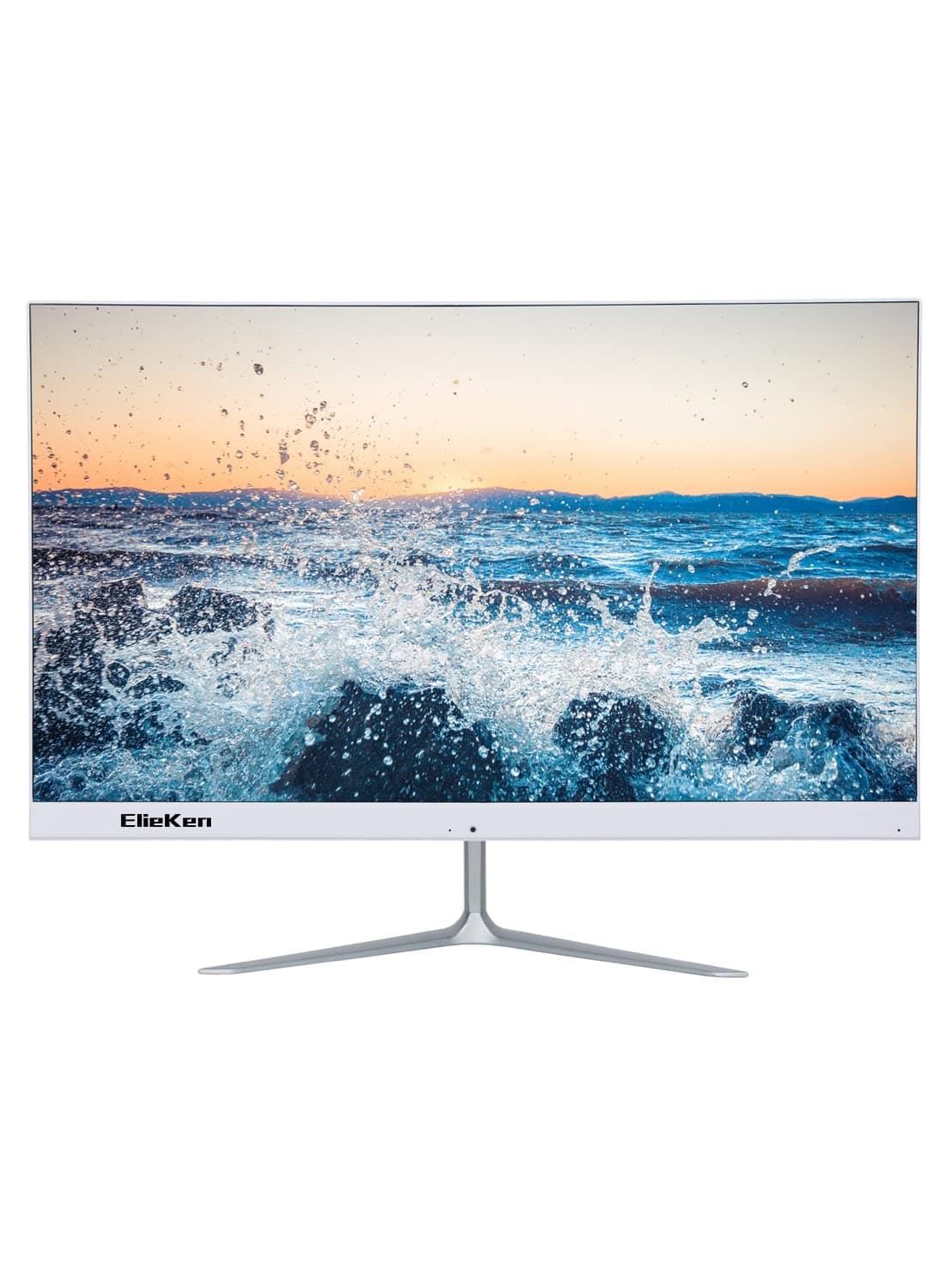 ElieKen 23.8 inch All in One Desktop Computer, Intel Core i5-3210M Processor, 8 GB RAM, 256 GB SSD, Windows10 Pro Frosted White Y238B-I5-3GEN