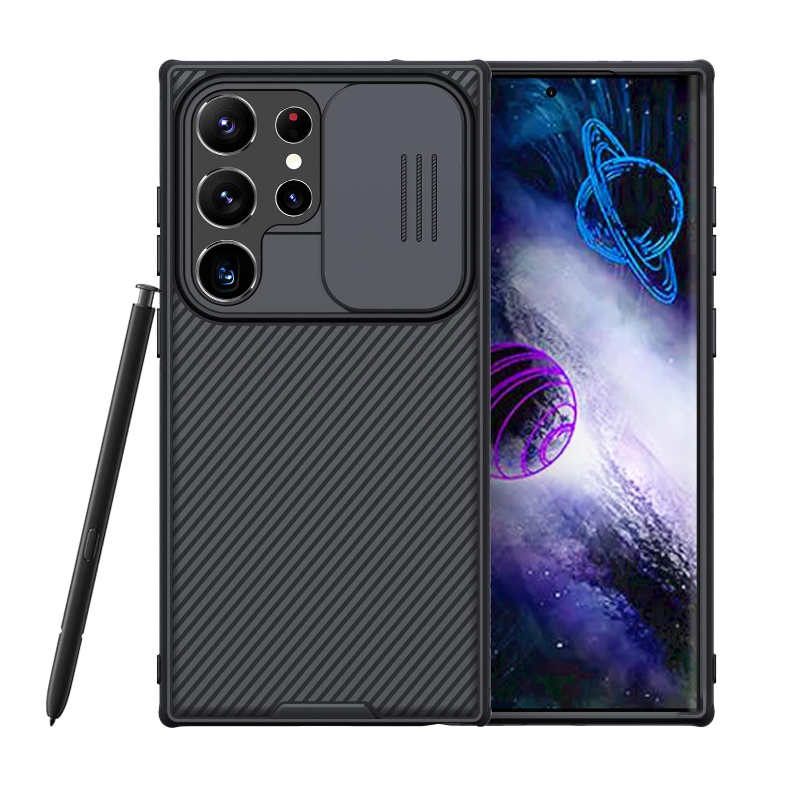 Nillkin Polycarbonate Basic Case for Samsung Galaxy S24 Ultra, Black