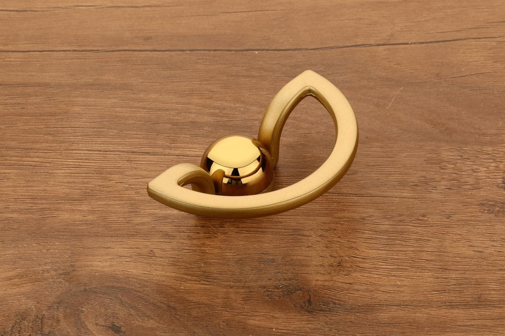 HARMONUS Knobs for Drawer & Cabinets Knob,Gold - Gold Matt Wardrobe Kitchen Door Pull Handle Knobs Square Shape Drawer Knob - (KNOBS-194- Pack of 5)