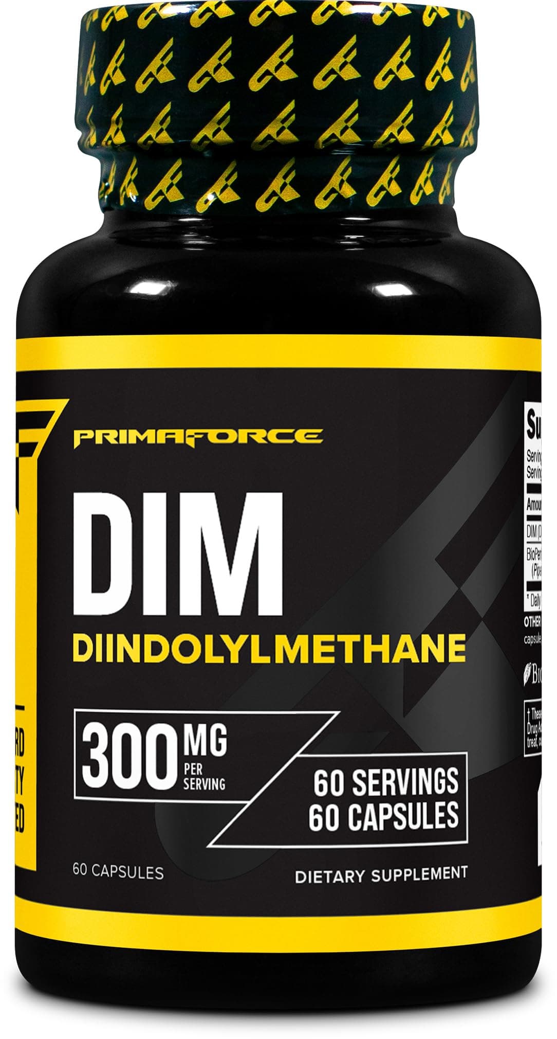 Primaforce DIM Supplement (Diindolylmethane) 300mg, 60 Capsules