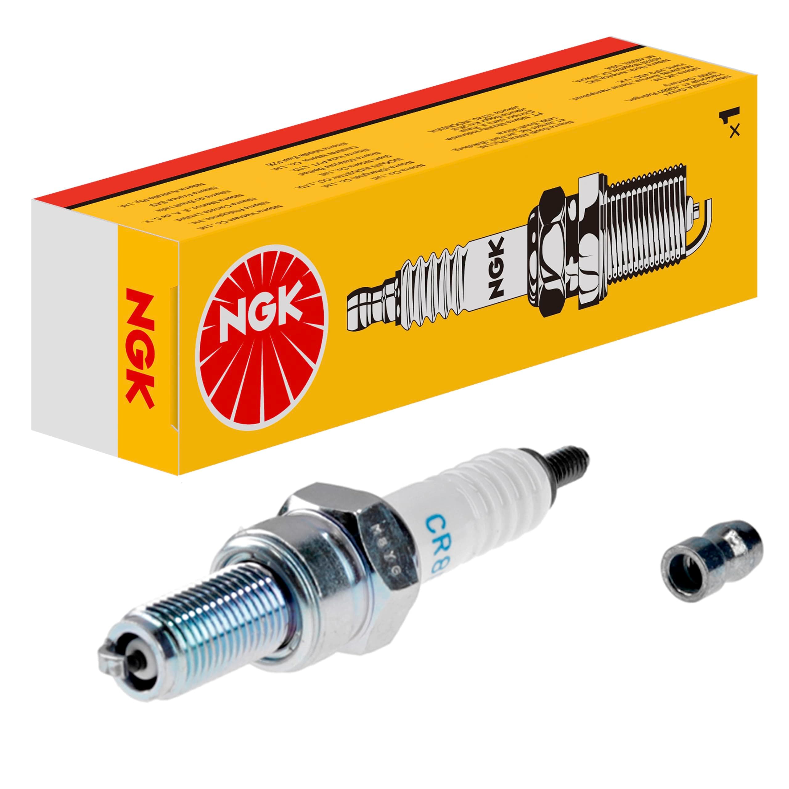 NGK (1275) CR8E Standard Spark Plug, Pack of 1