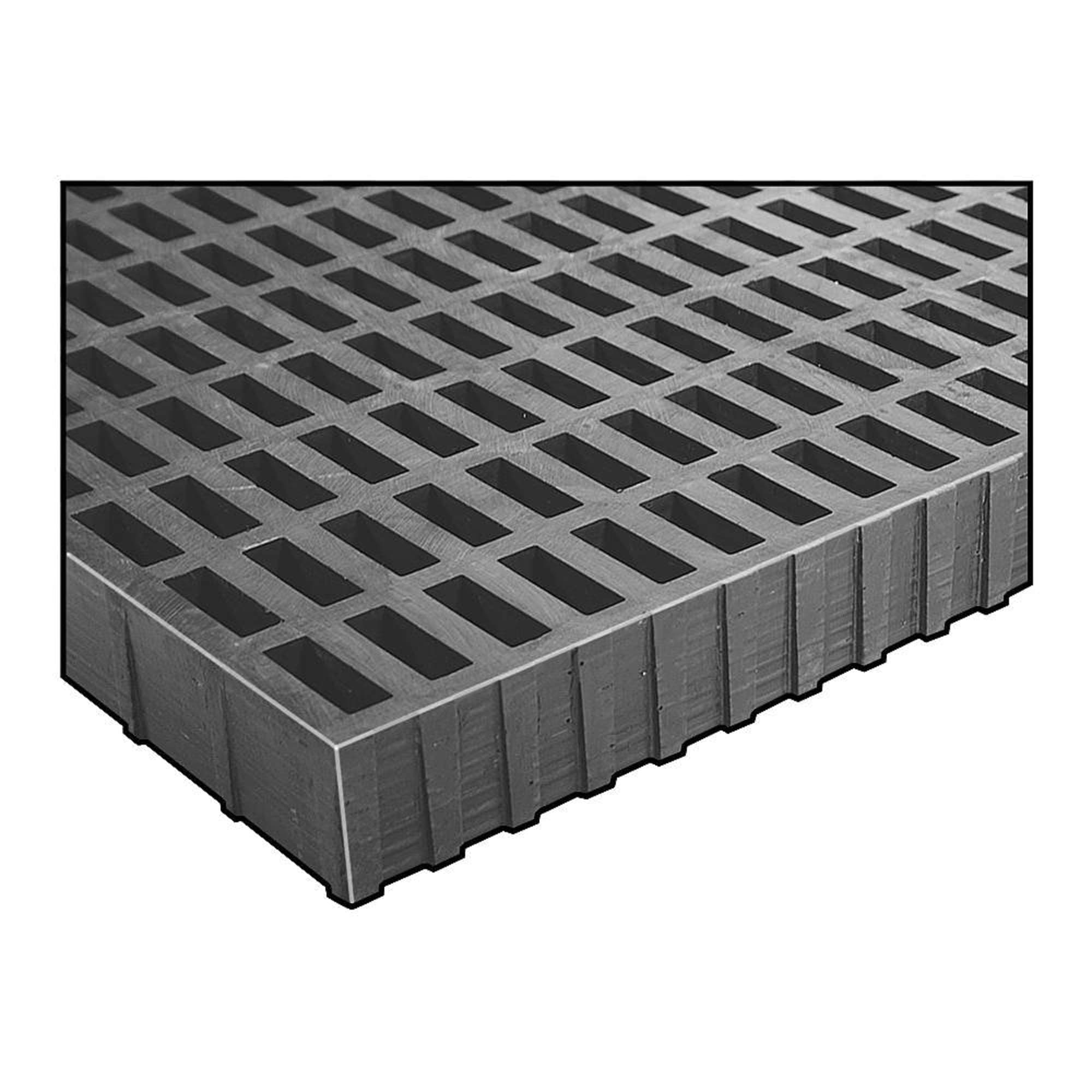 Grating, High Load, 1 1/2 In D, 6 x4 Ft, Rec