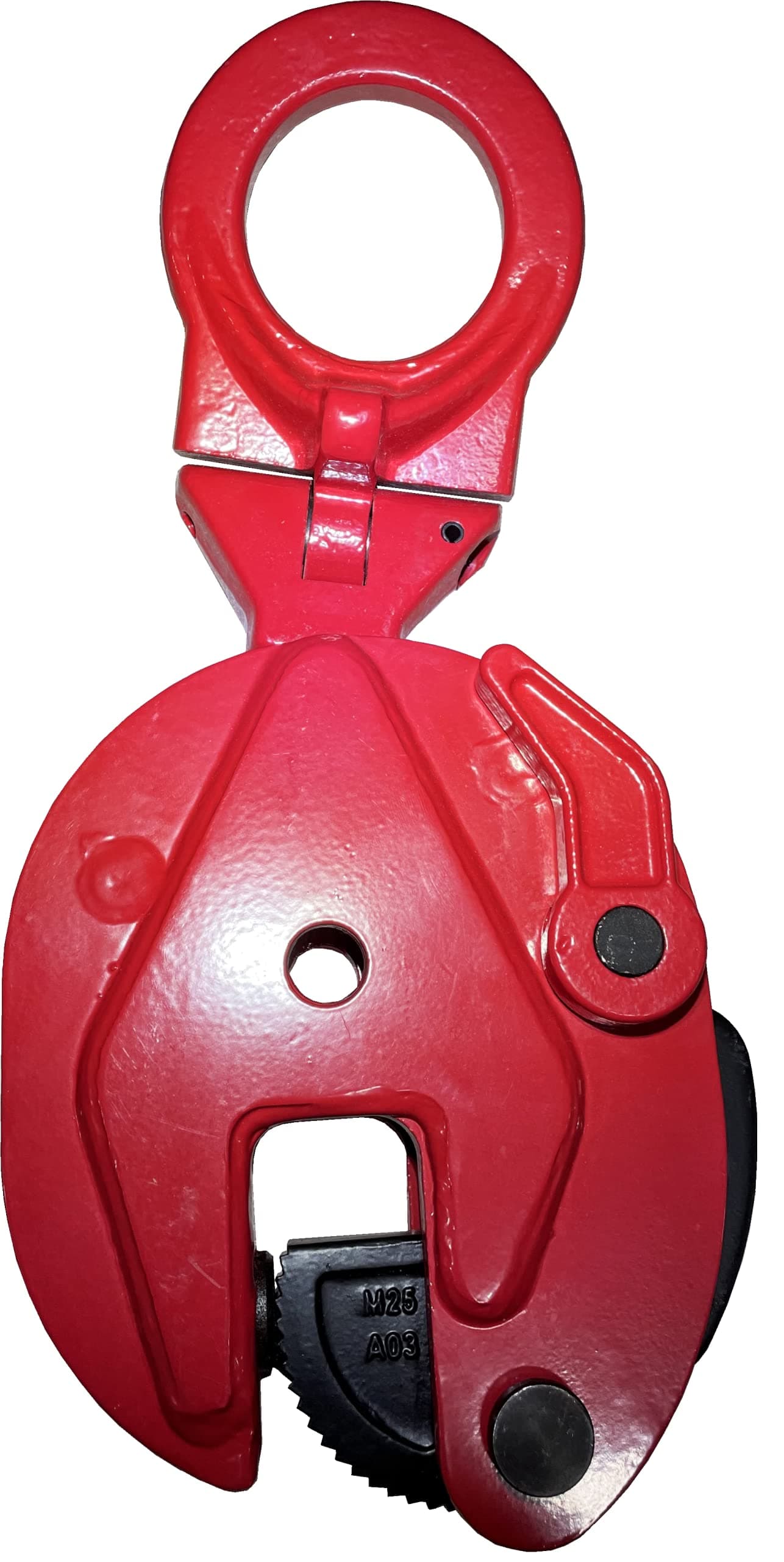 Vertical Plate Clamp - Heavy Duty Durable Lifting Clamp with Lock Handle 2200-6600 lb Working Load Limit (WLL) (4400lb 2Ton)