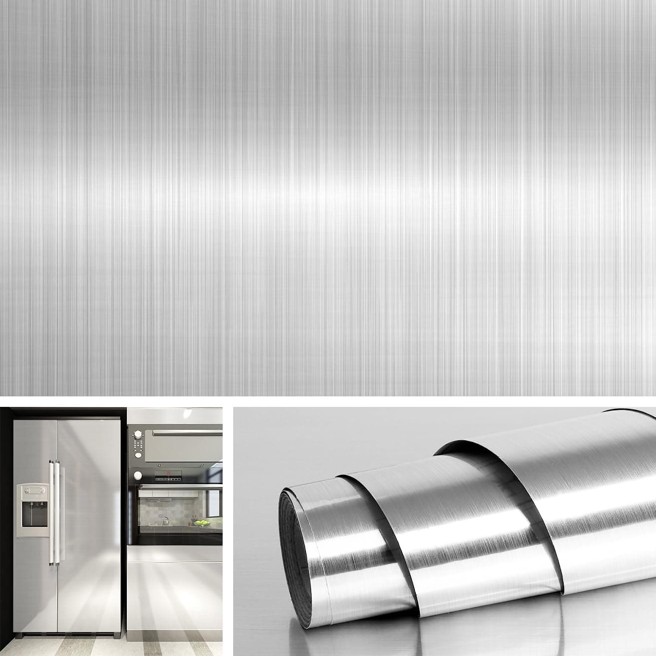 Stainless steel contact paper