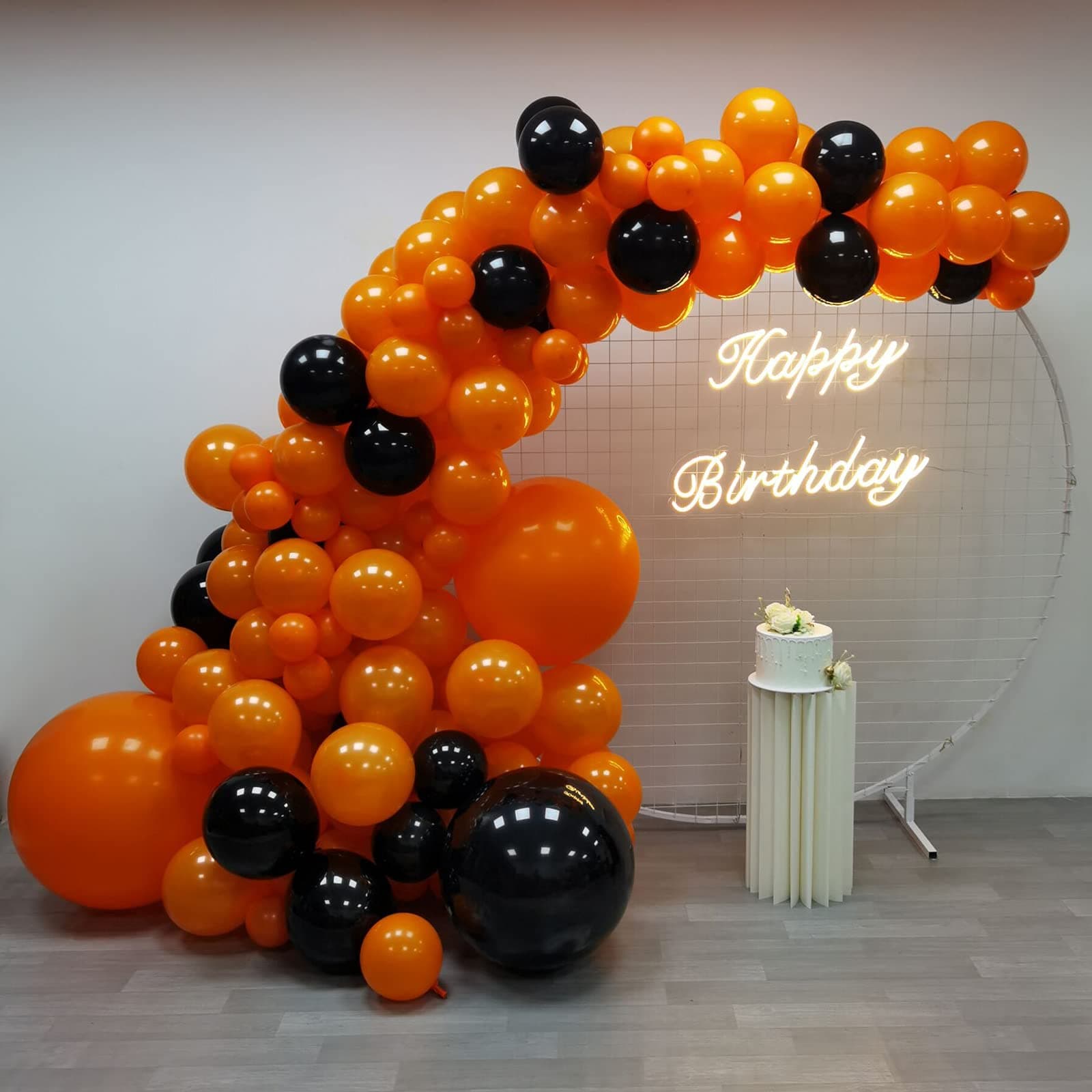 Halloween Orange Black Garland