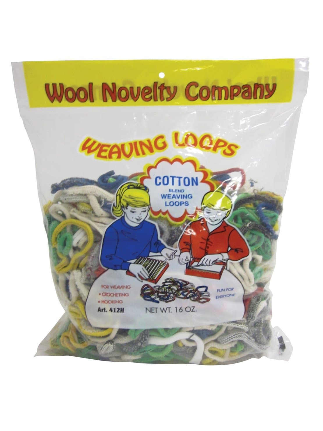 Wool Novelty Cotton Weaving Loops 16 Oz-Assorted