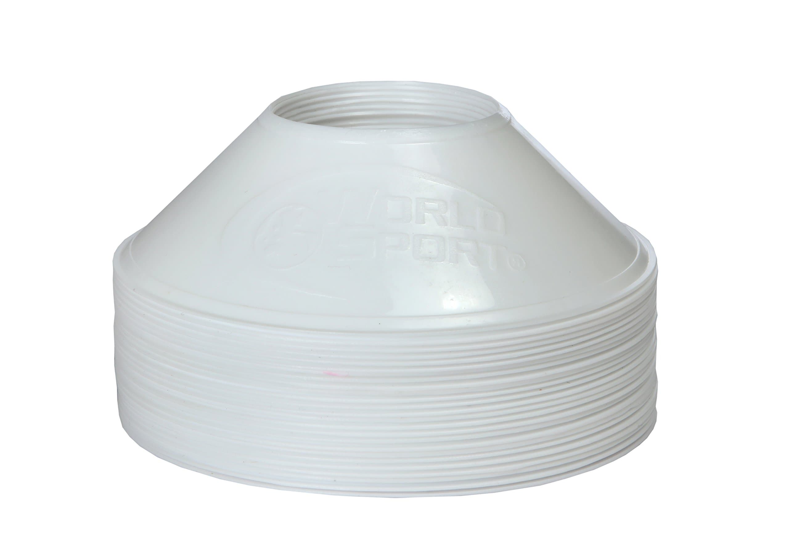 World Sport MINI Disc Cones White (25 Pack)